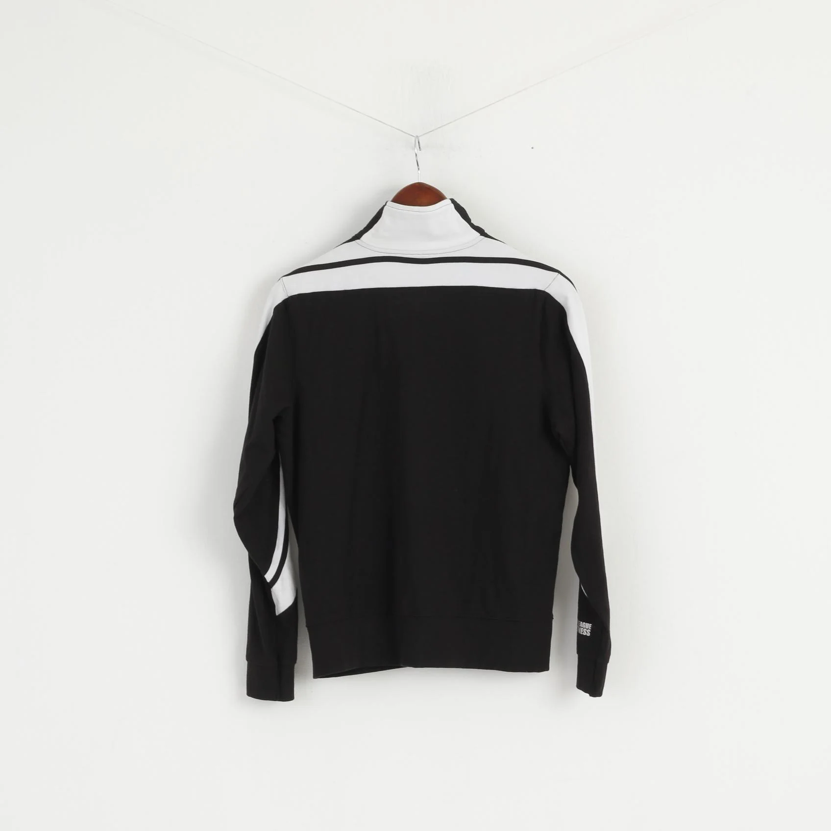 Major League Fitness Women M Sweatshirt Black Stretch Full Zipper Active Top - Image 5