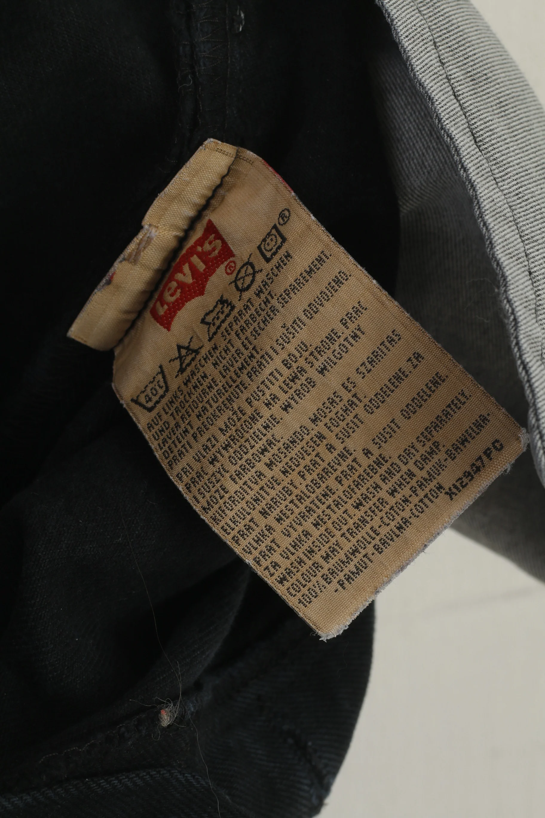 Levi's 501 Women 32 Jeans Trousers Navy Cotton Vintage Straight Denim Pants - Image 4