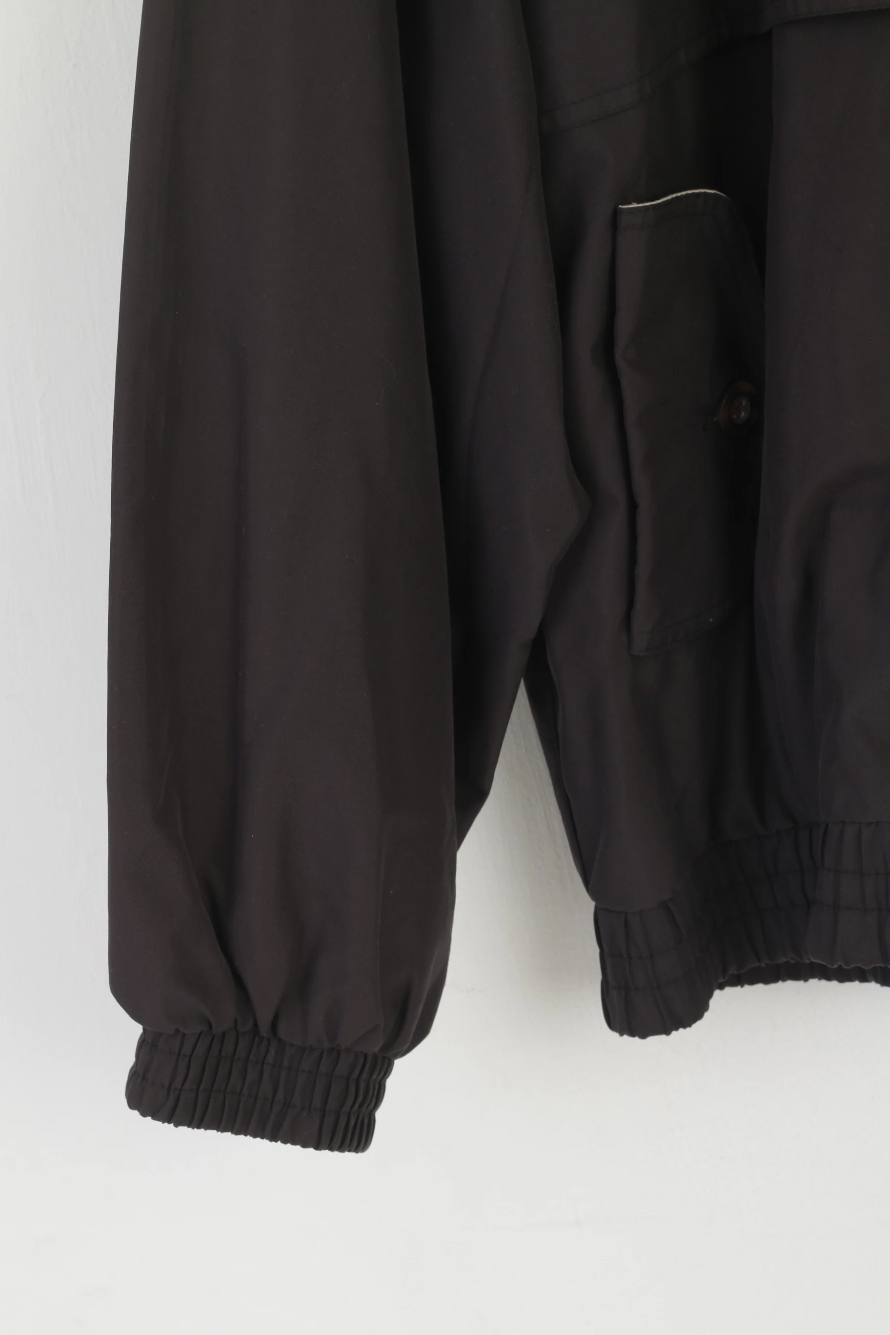 La Loving Platinum Men XL Jacket Brown Bomber Vintage Full Zipper Lightweight Top - Image 3