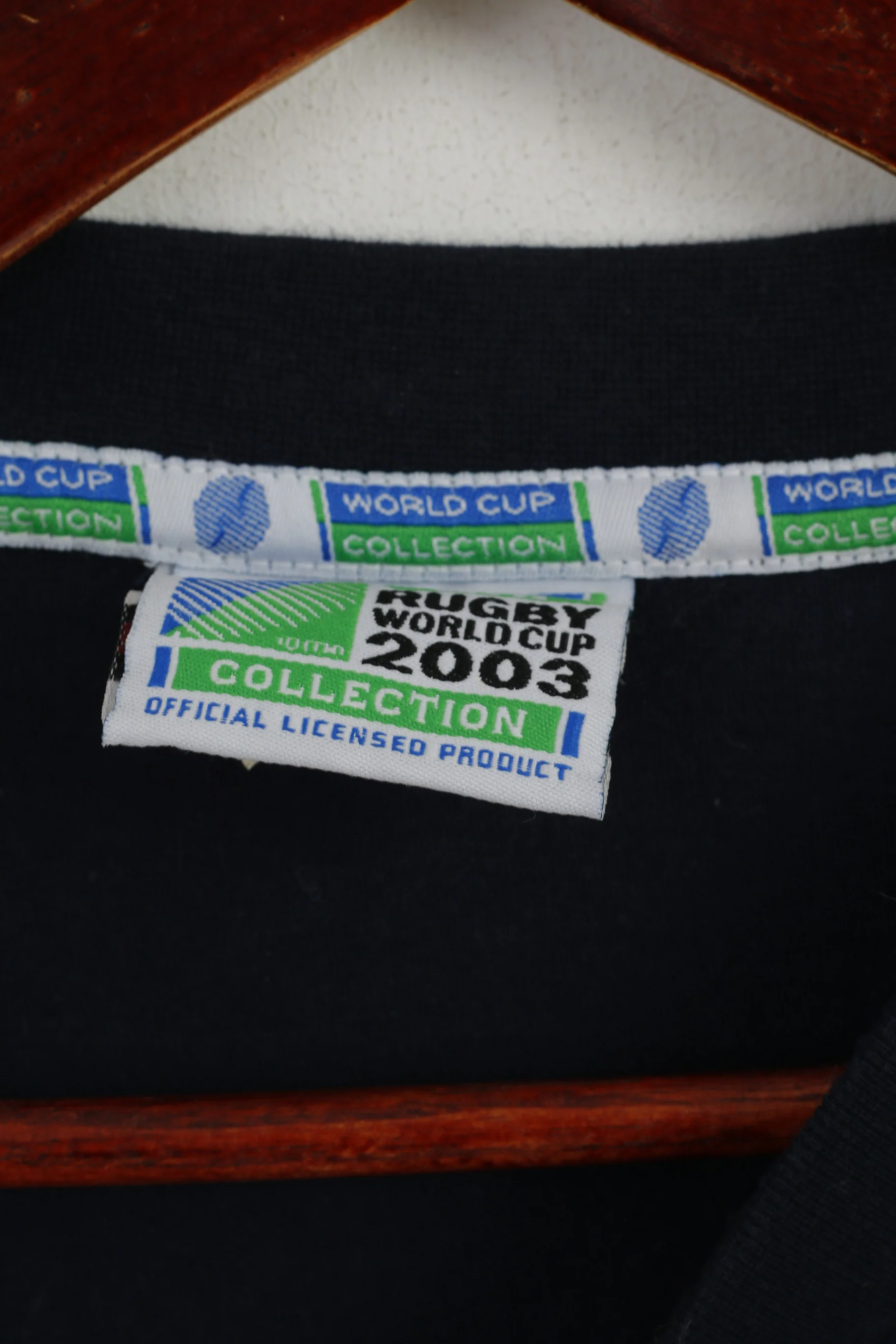 Coper Men XXL T-Shirt Navy Rugby World Cup 2003 Official IRB Australia Top - Image 4