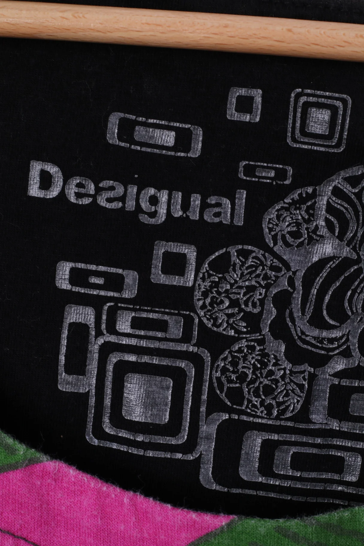 Desigual Womens S Mini Dress Tunic Multi Color Floral Print Cotton Pockets - Image 4