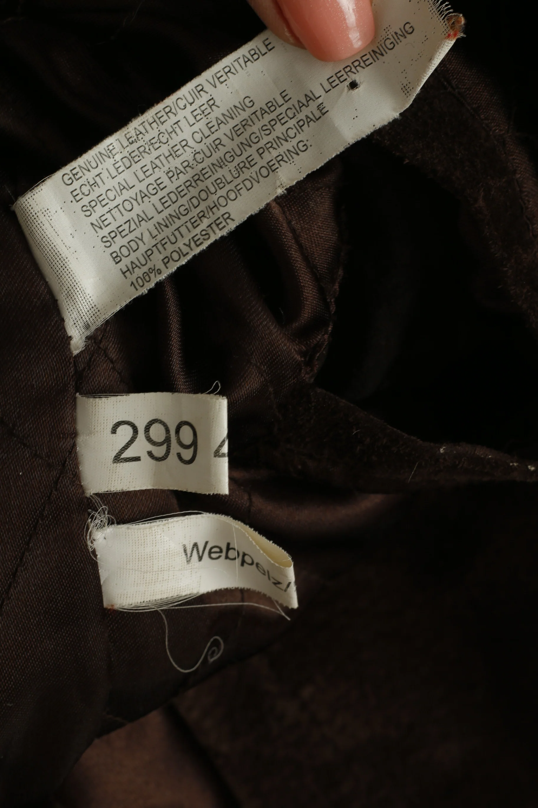Authentic Clothing Company Women 14 40 Coat Brown Leather Suede Duffle Classic Top - Image 8