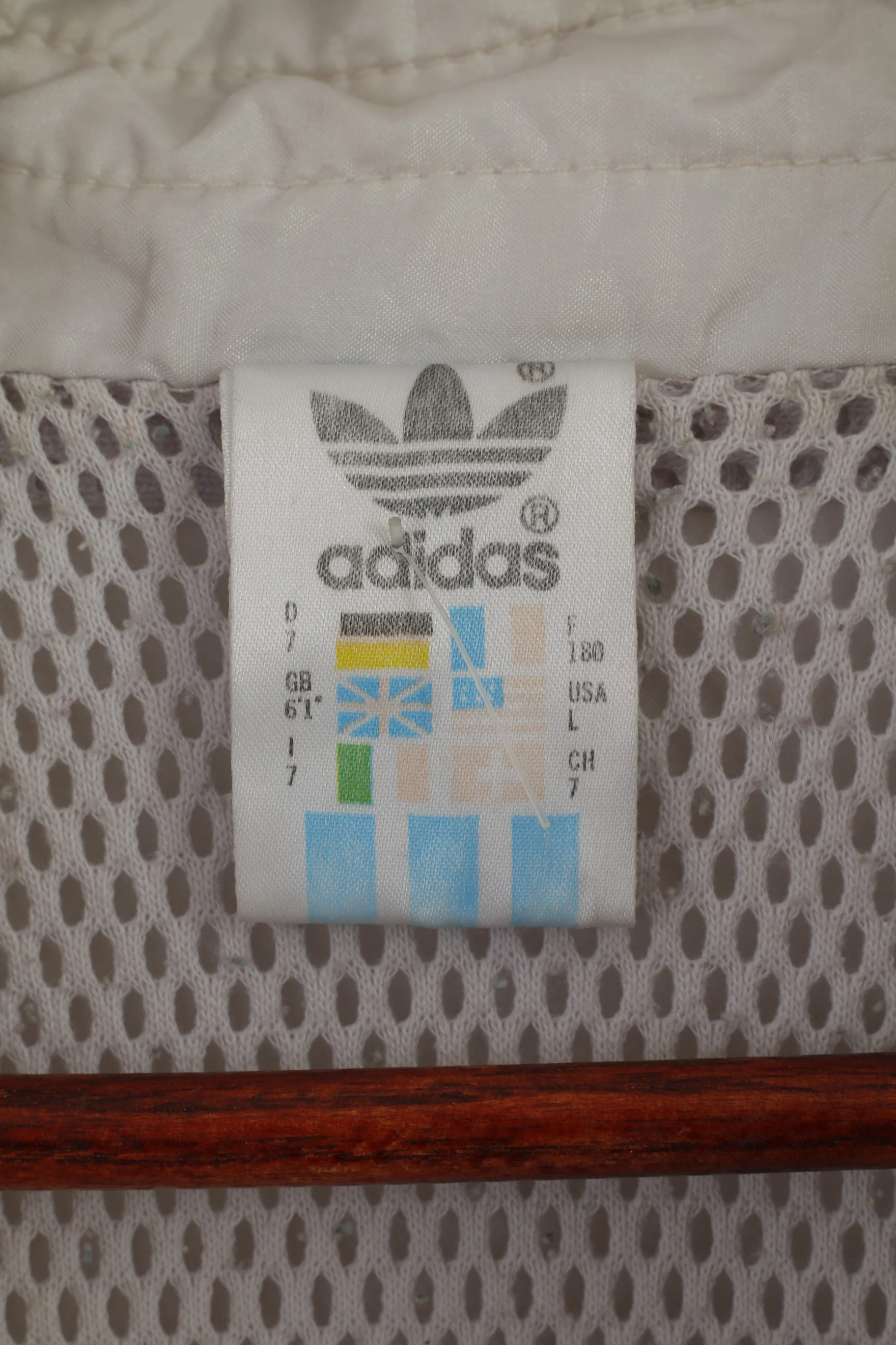 Adidas Men D7 180 M Jacket Grey Mesh Lined DJK Burghausen Bomber Top - Image 4