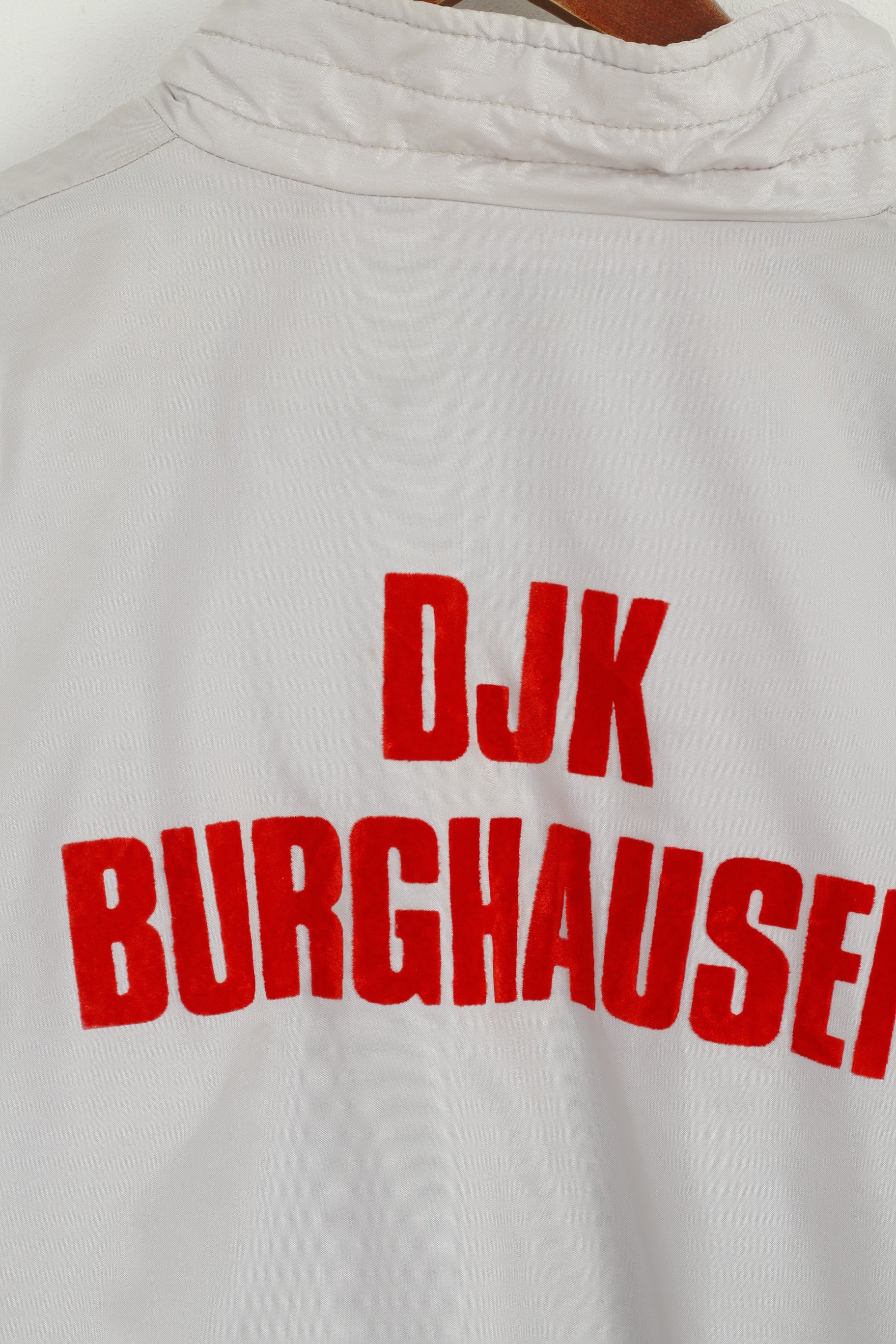 Adidas Men D7 180 M Jacket Grey Mesh Lined DJK Burghausen Bomber Top - Image 6