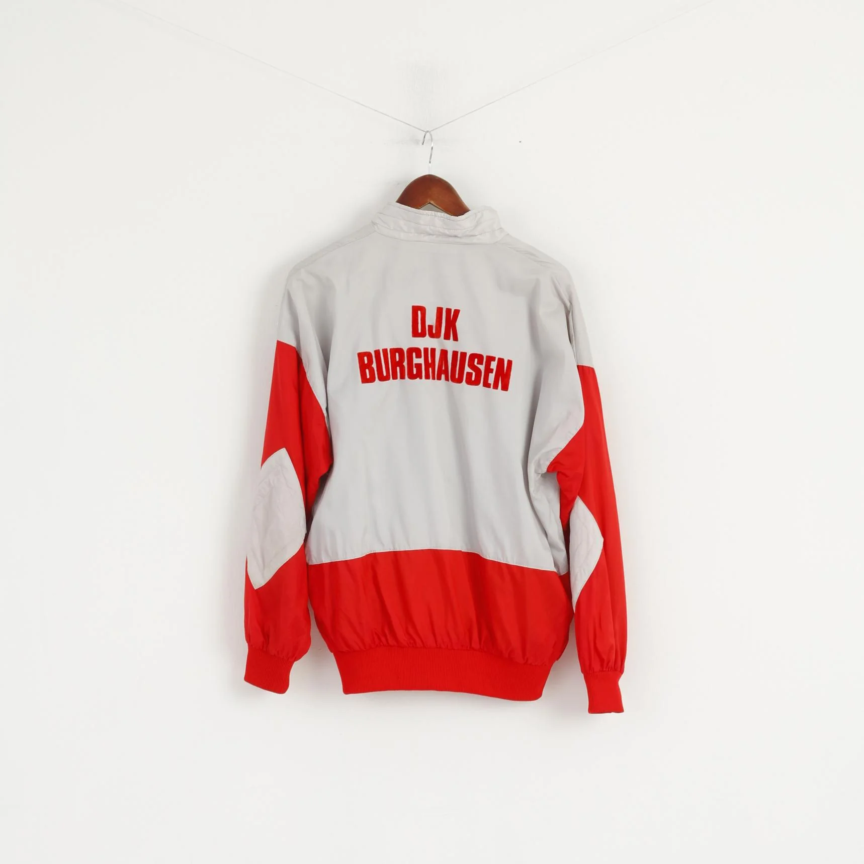 Adidas Men D7 180 M Jacket Grey Mesh Lined DJK Burghausen Bomber Top - Image 7