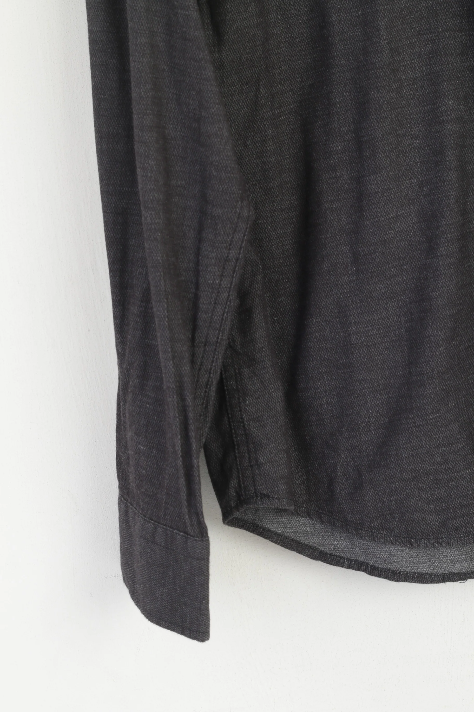 Medicine Men XL Casual Shirt Navy Cotton Slim Fit Long Sleeve Top - Image 3