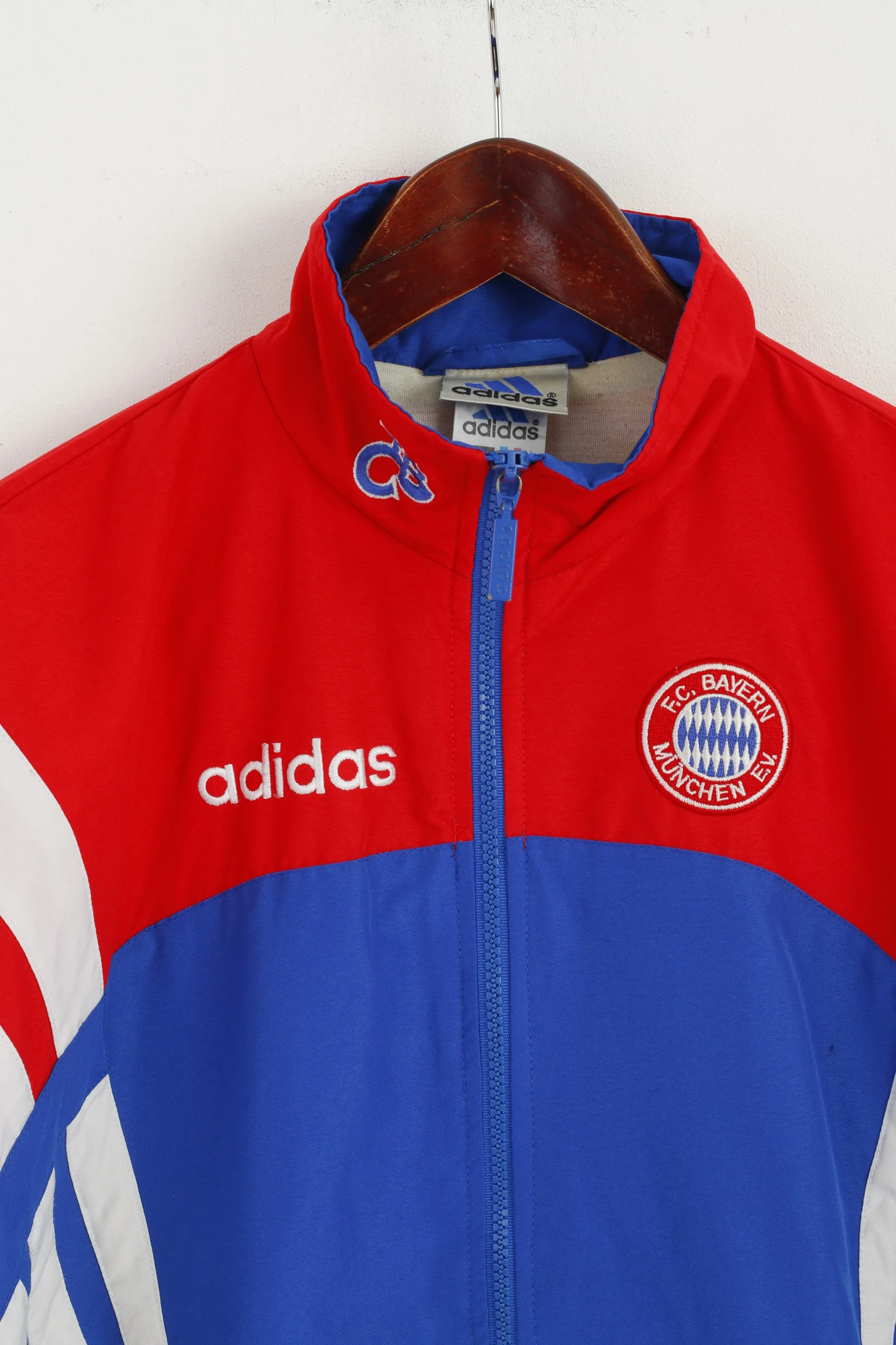 Adidas Youth 16 Age 176 Jacket Vintage Blue F.C. Bayern Munchen Vintage 90s Top - Image 2