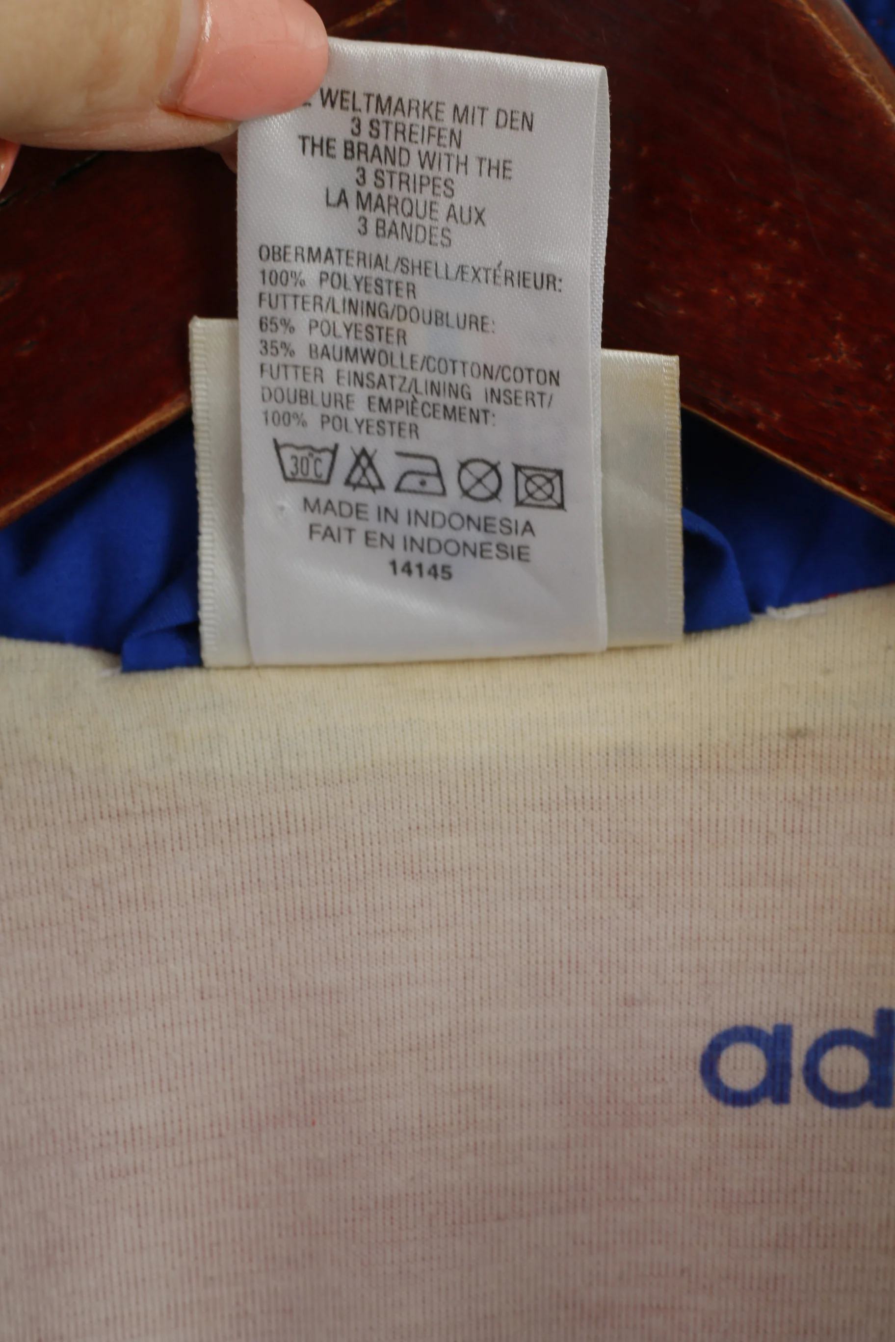 Adidas Youth 16 Age 176 Jacket Vintage Blue F.C. Bayern Munchen Vintage 90s Top - Image 5