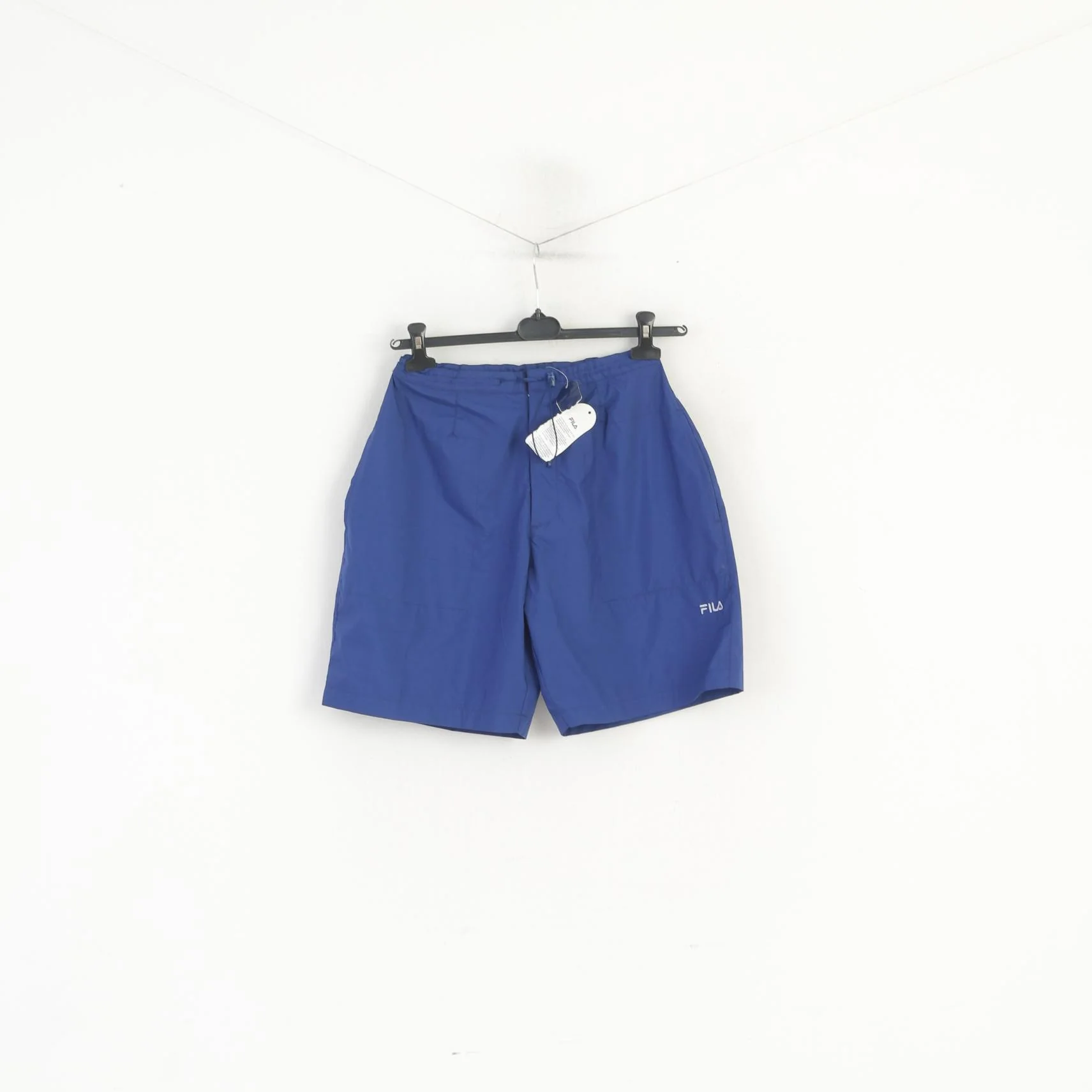 New Fila Women 12 S Shorts Navy Blue Sportswear Training Active Pants