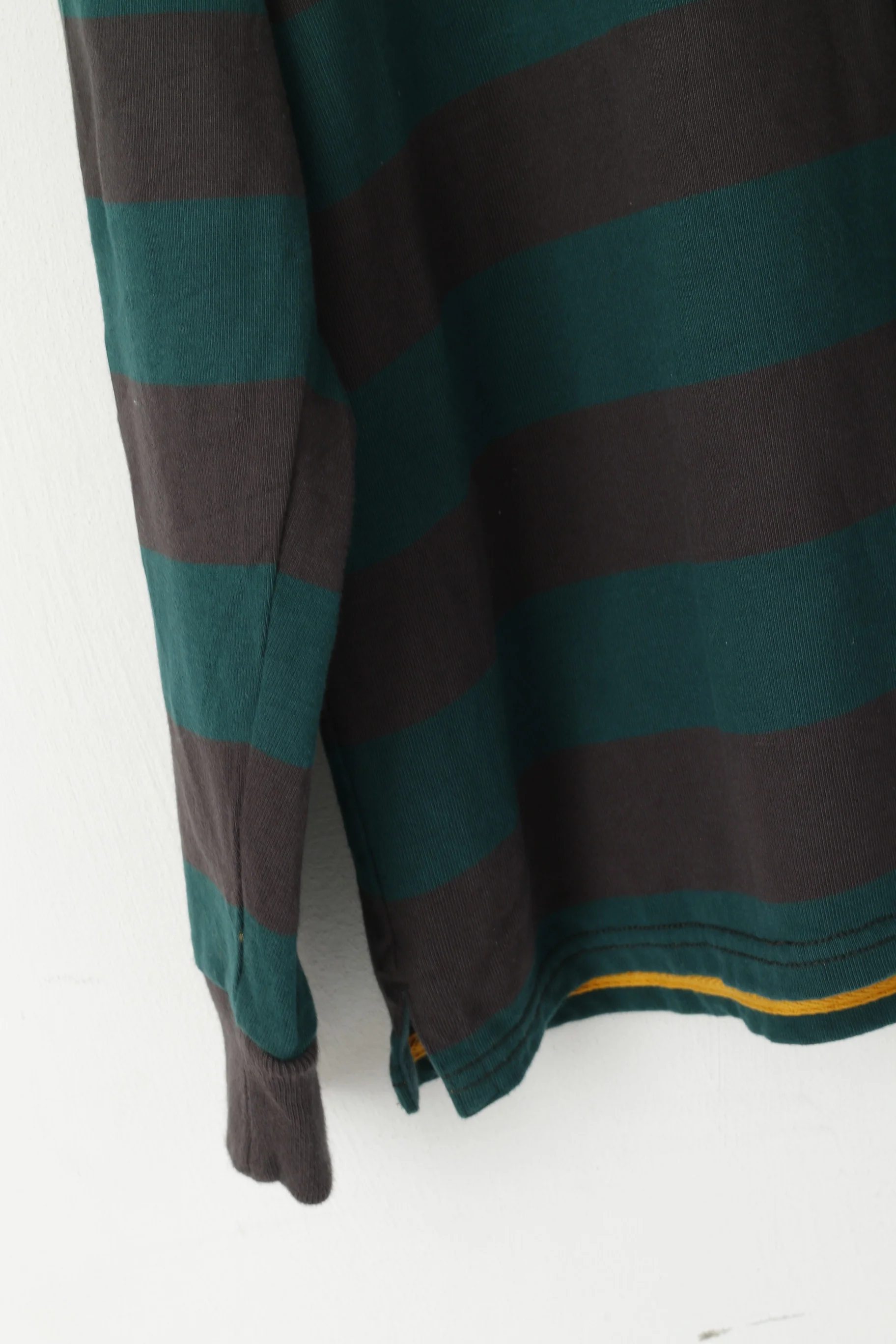 Joules Rugby Men XL Polo Shirt Navy Striped Cotton Lions v. Barbarians Long Sleeve Top - Image 3