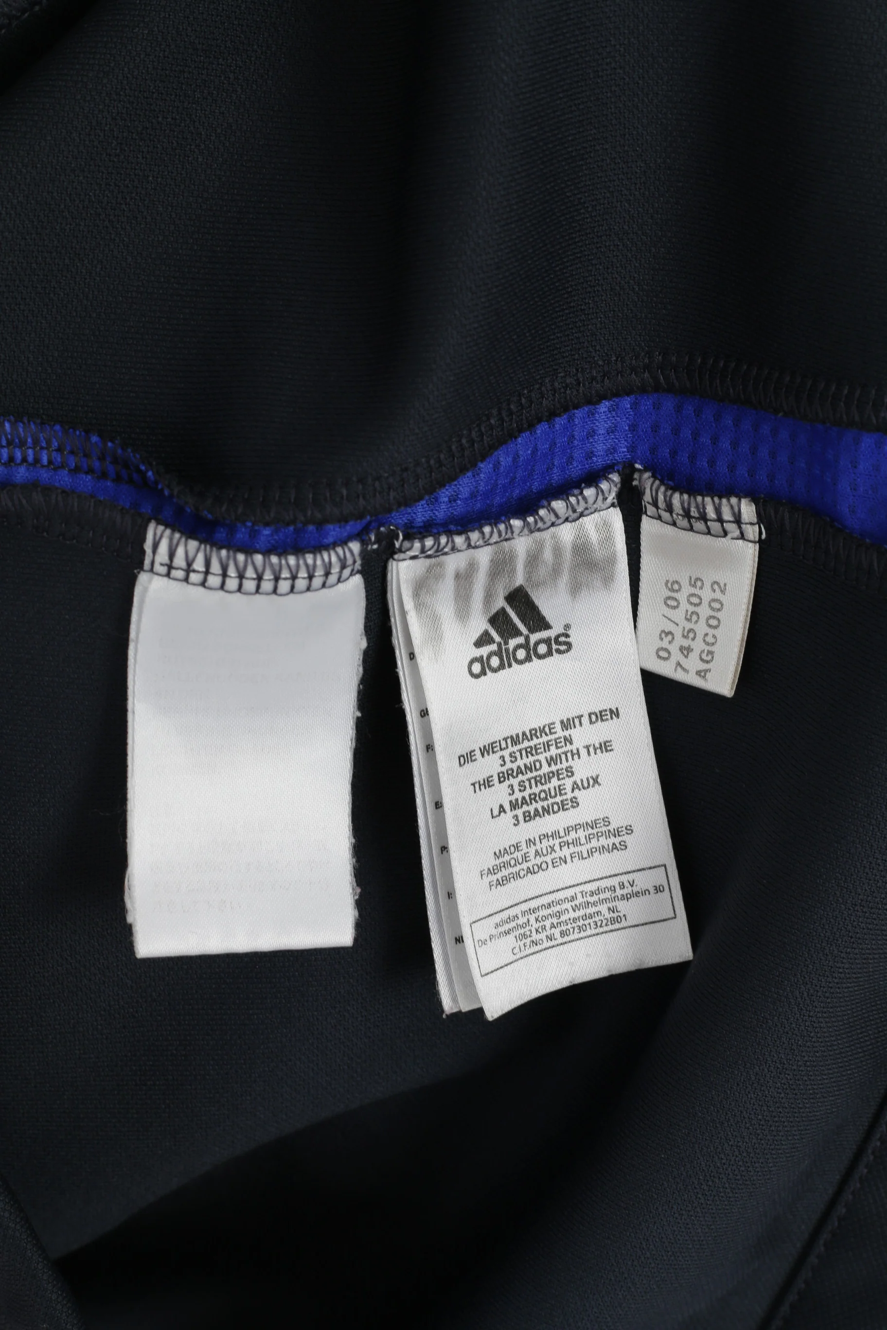 Adidas F.C. Kufstein Men M Sweatshirt Blue Full Zipper Football Club Track Top - Image 6