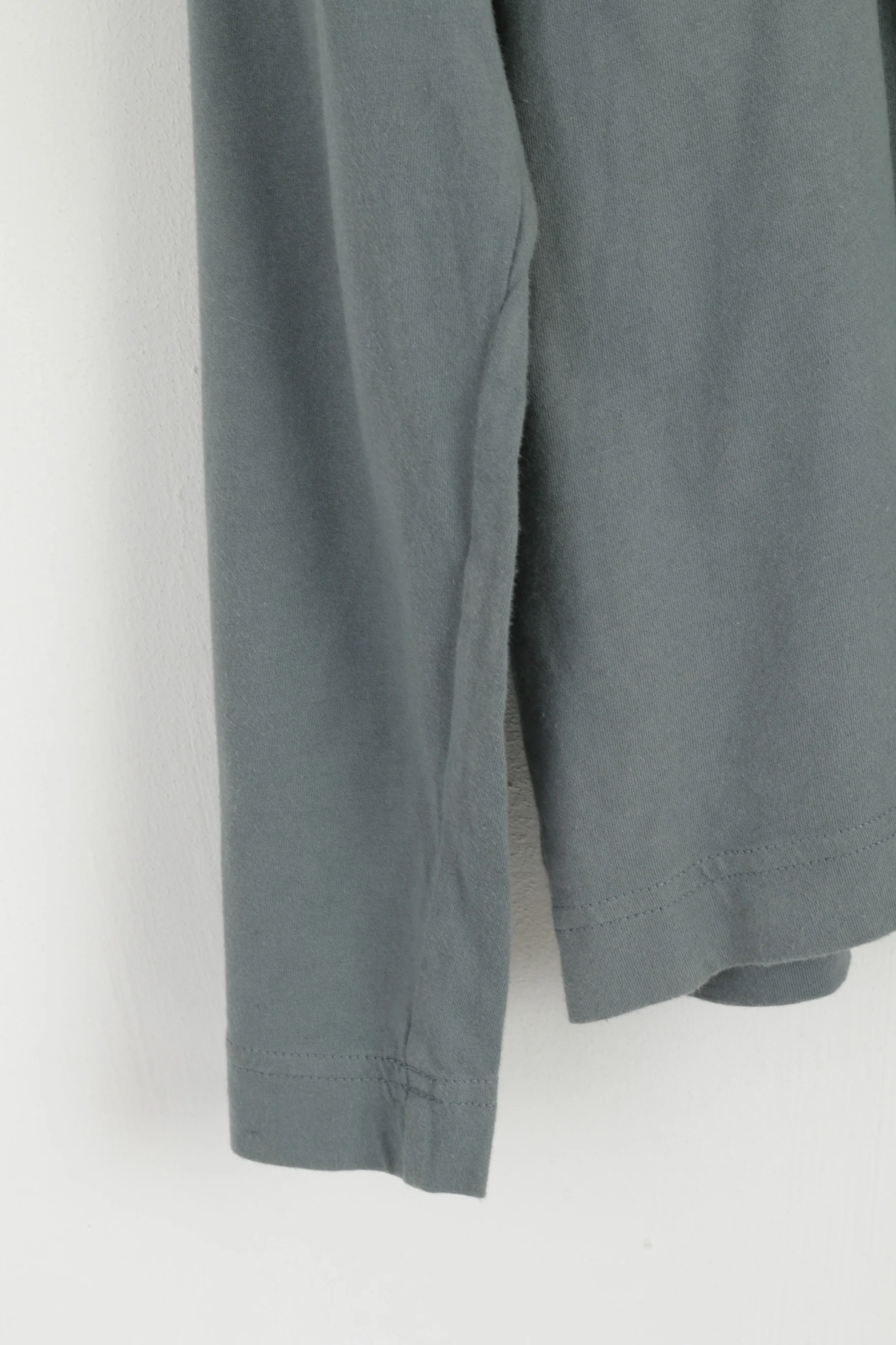 Diesel Men XL (M) Shirt Long Sleeve Cotton Green Cotton Graphic Top - Image 3