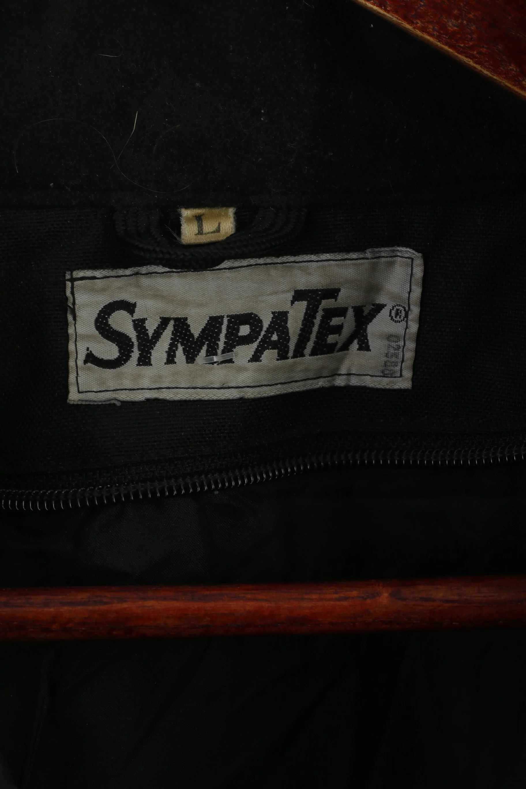 Sympatex Men L Motorcycle Jacket Black Nylon Vintage Stuart Hwy Australian Outback Road Modeka - Image 4