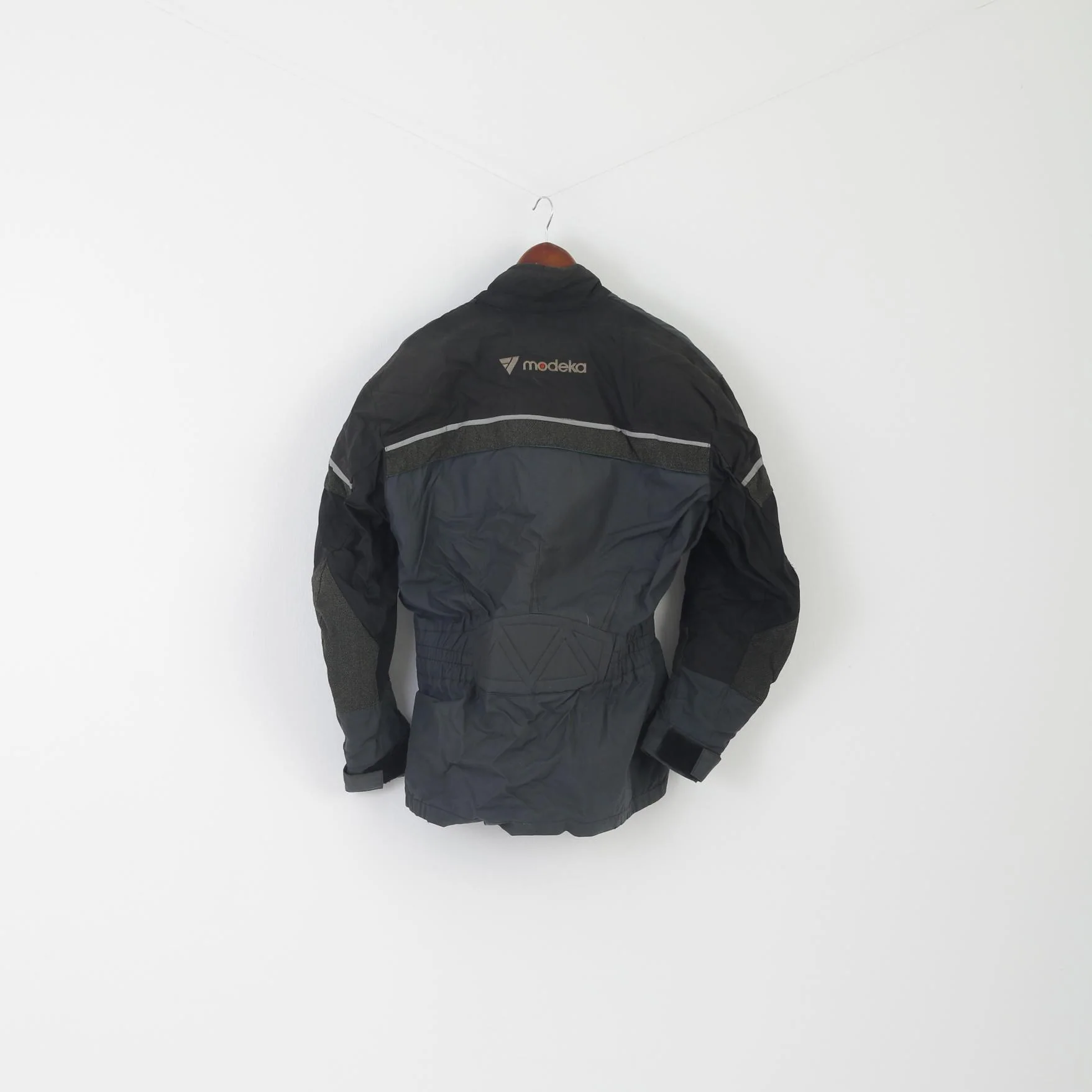 Sympatex Men L Motorcycle Jacket Black Nylon Vintage Stuart Hwy Australian Outback Road Modeka - Image 7