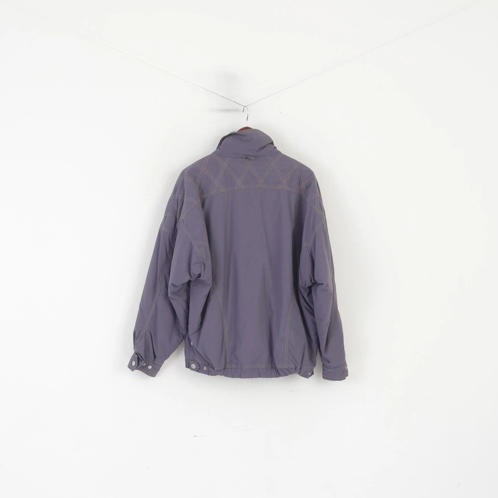Schoffel Country Men 52 L Jacket Purpple Vintage Gore-Tex  Bomber Padded Top - Image 6