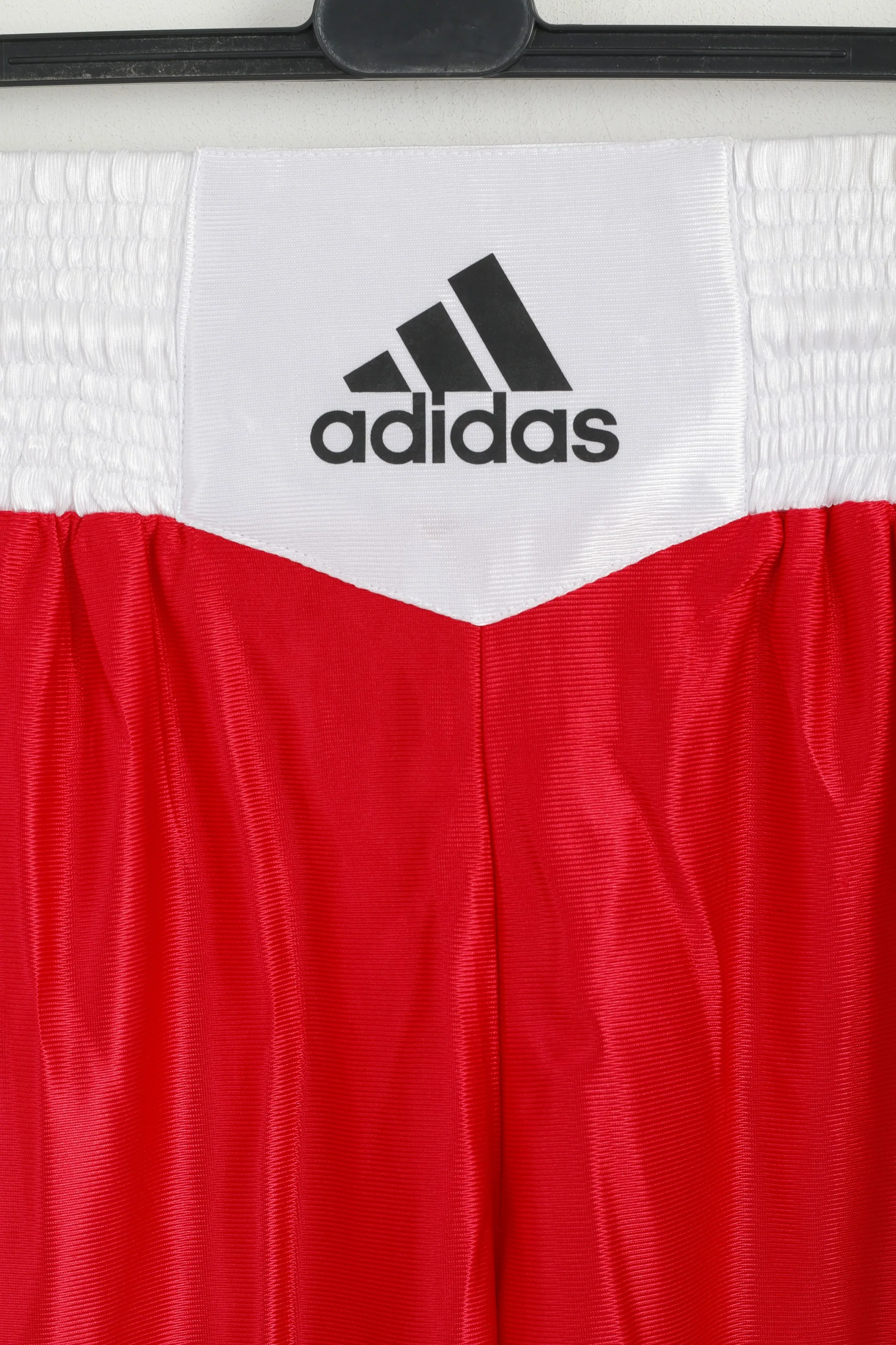 Adidas Men L Shorts Red White Boxing Shiny Training Sportswear - Image 2