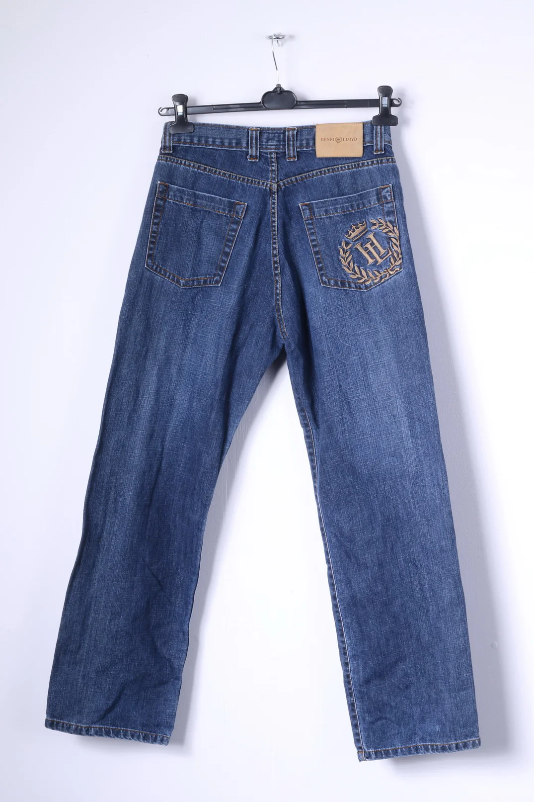 Henri Lloyd Mens 30 S Trousers Blue Jeans Cotton Denim Straight Leg Pants - Image 6