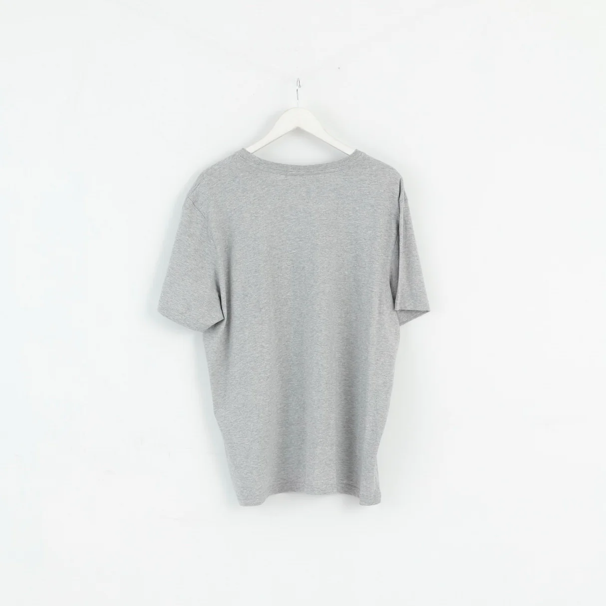 FILA Mens XXL T- Shirt Grey Cotton Classic Big Logo Top - Image 5