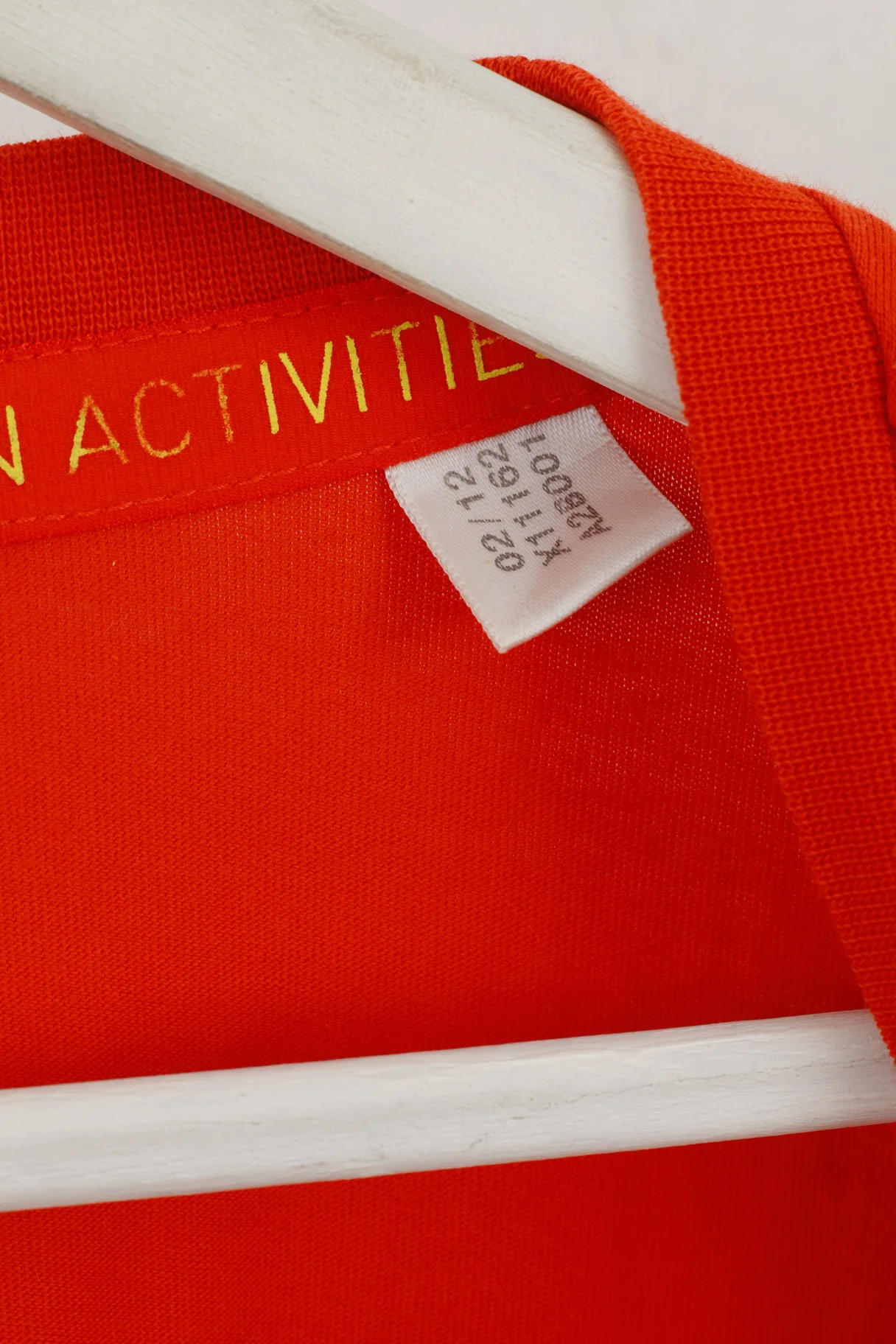 Adidas Mens XL T-Shirt Orange 100% Cotton Active You Can Run Top - Image 4
