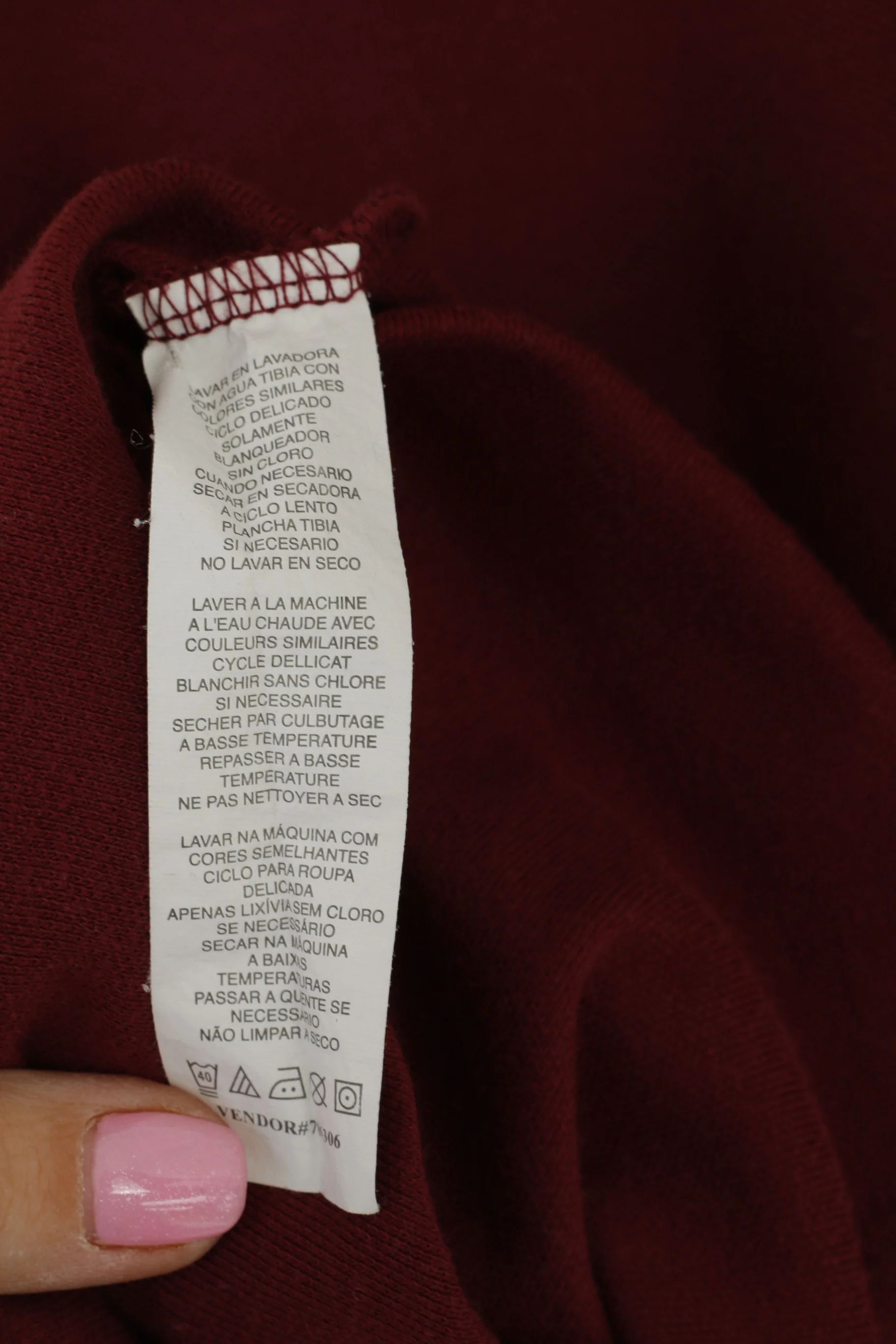 Original Penguin Men S Polo Shirt Maroon Cotton Classic Fit Short Sleeve Top - Image 4