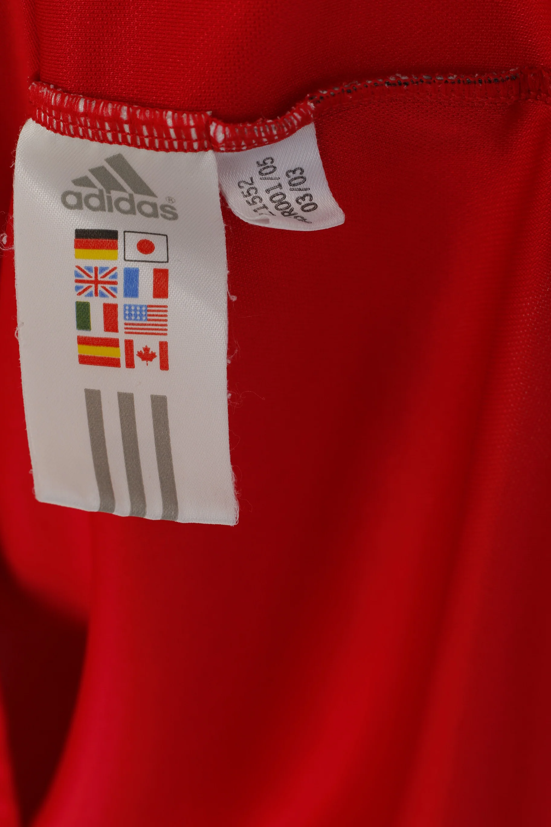 Adidas FC Bayern Munchen Men XL Shirt Red Vintage Football Club Jersey Top - Image 5