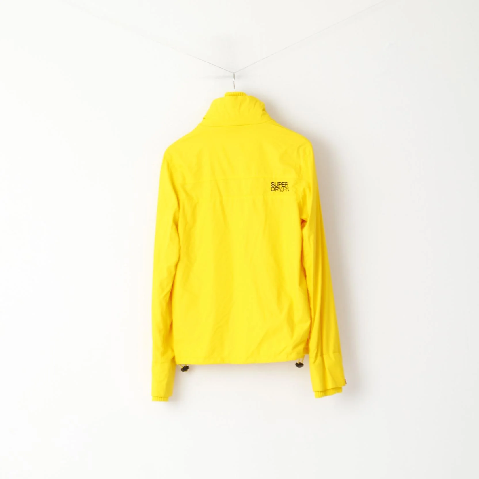 Superdry Women S Jacket Yellow Double Blacklabel Nylon 3 Zippers Lightweight Top - Image 6