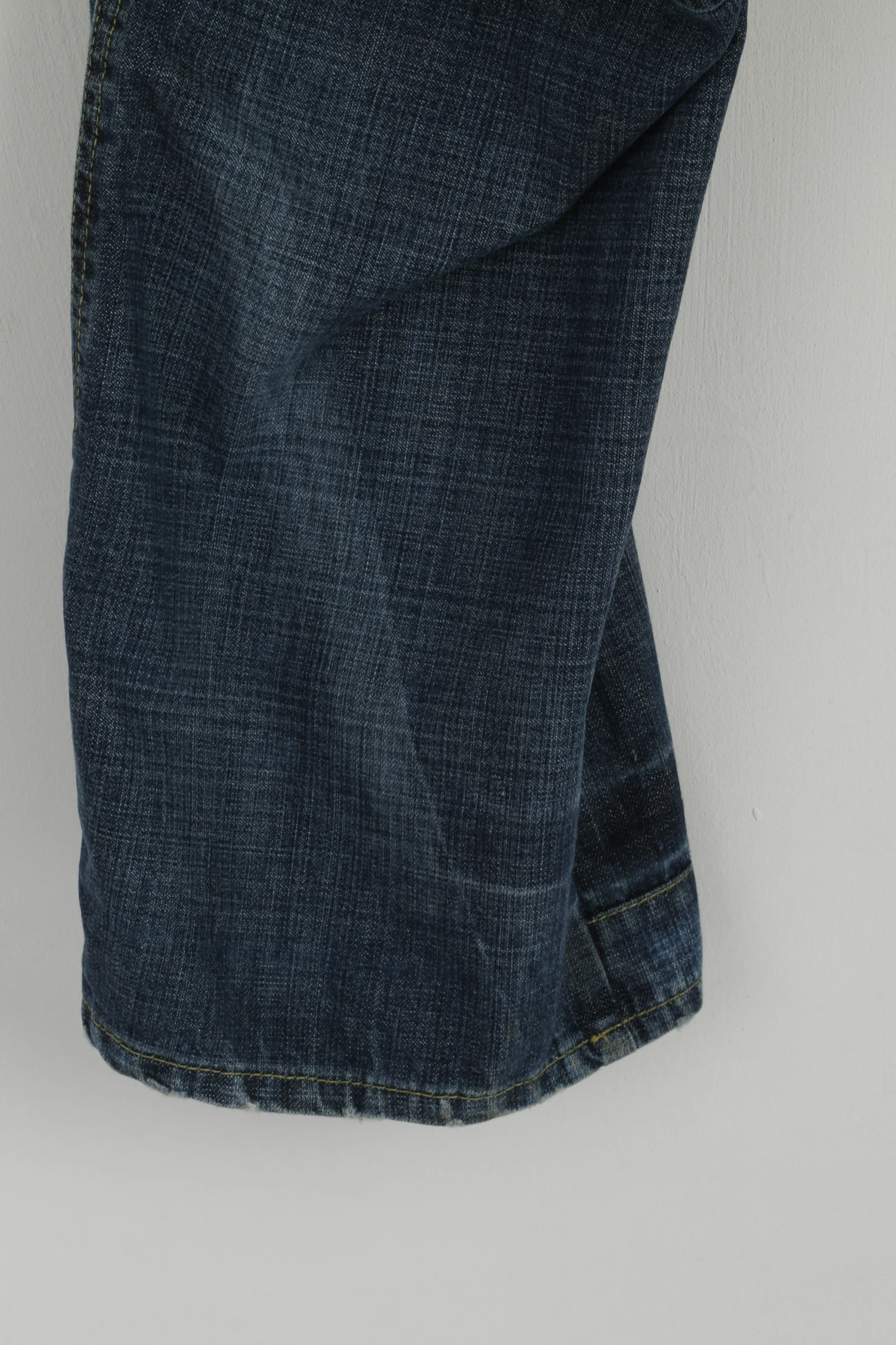 G-STAR Men 32 Jeans Trousers Navy Cotton Elwood Embro Denim Pants - Image 3