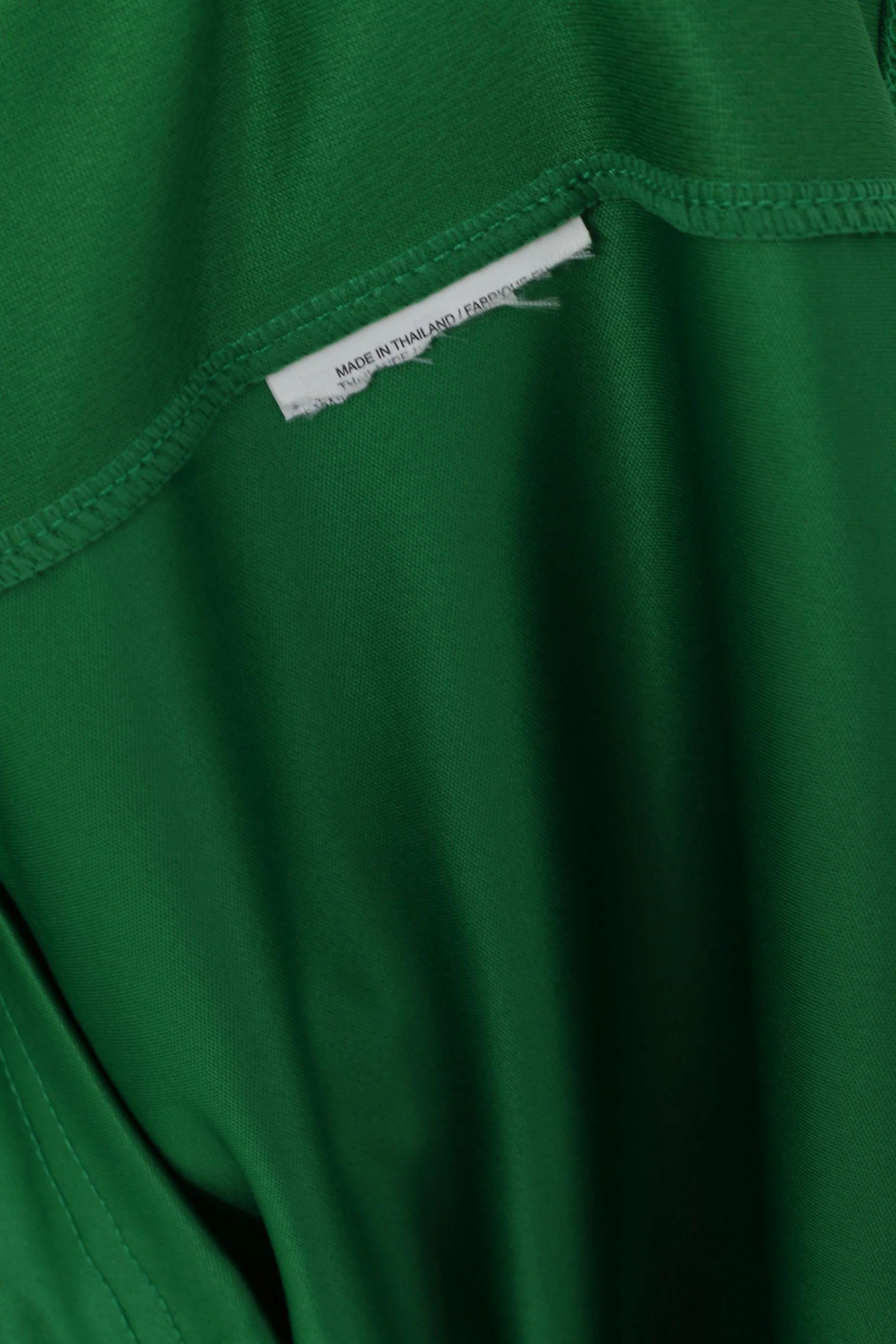 Nike Men L Long Sleeved Shirt Green Vintage Football Activewear Dri-Fit Athlets Top - Image 5