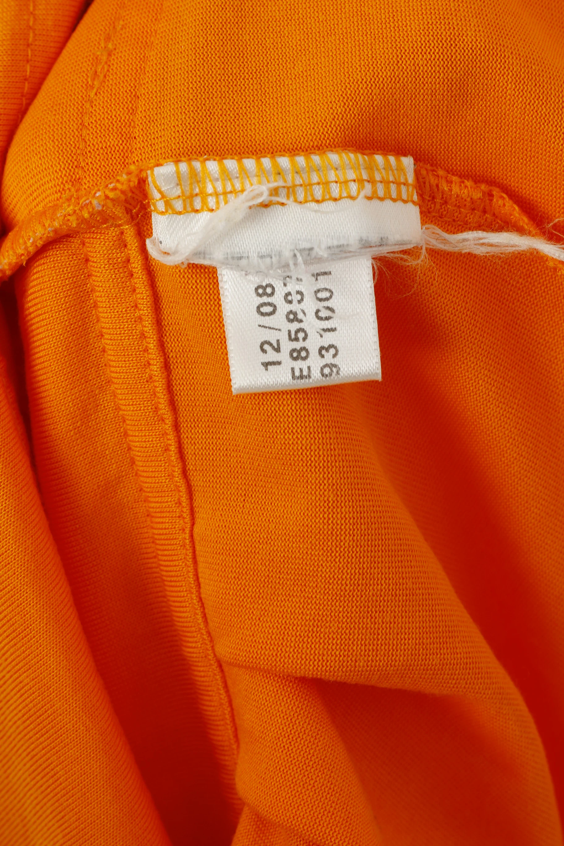 Adidas Stella McCartney Women 38 S Shirt Orange Cotton Sport Gym Vest Top - Image 5