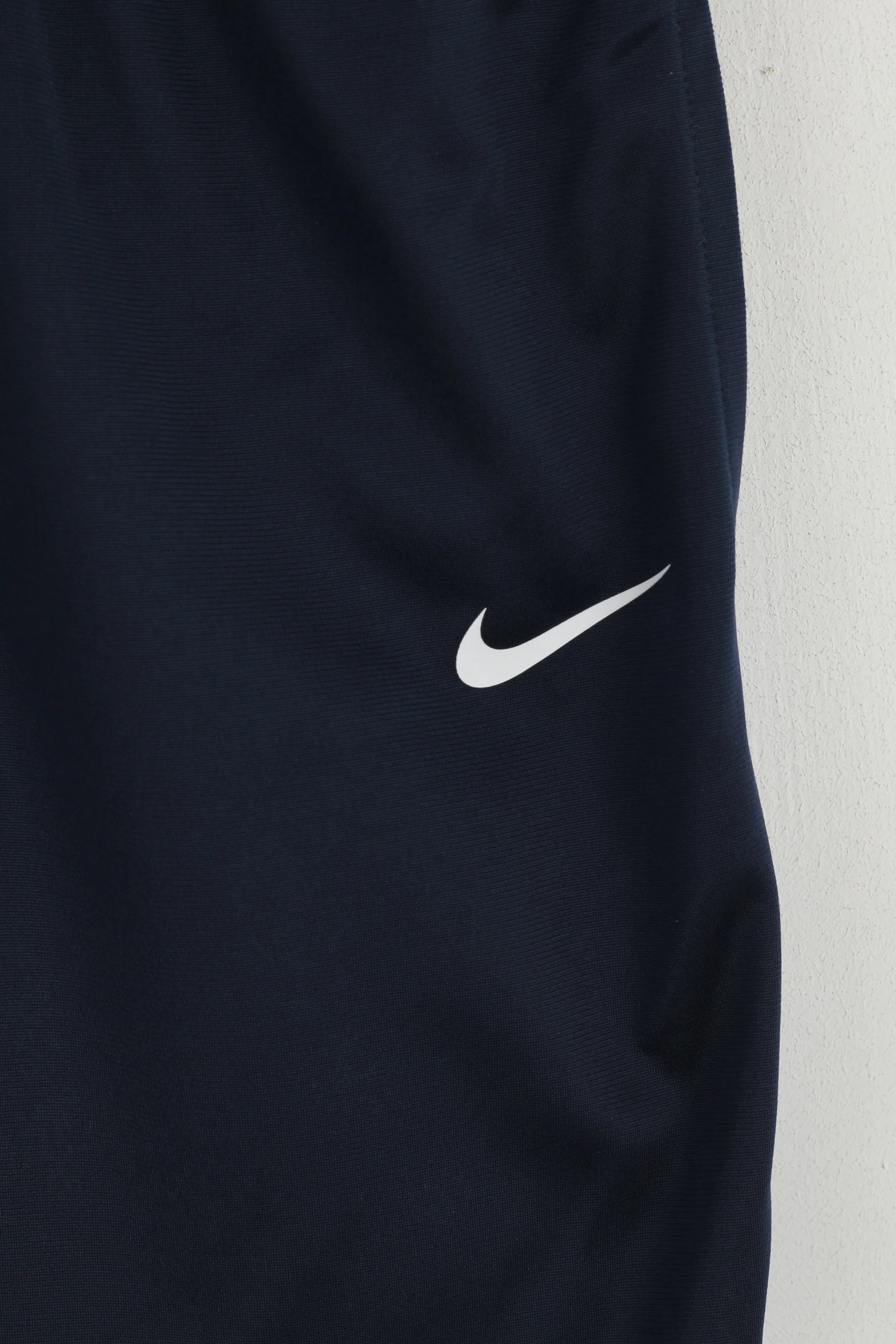 New Nike Youth 12-13 Age Sweatpants Navy Garcons Shiny Track Bottoms - Image 2
