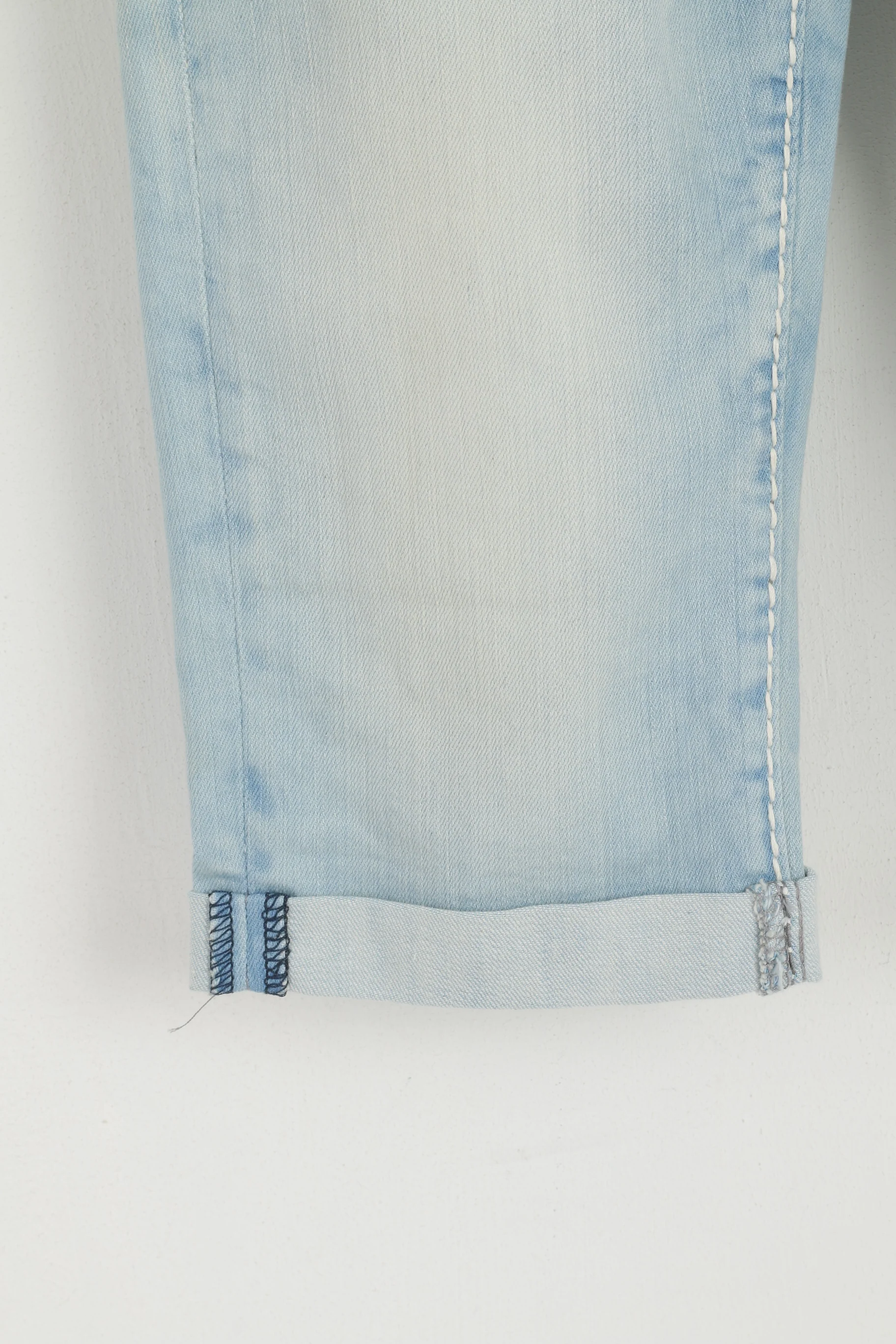 Denim By Soccx Women 26 Shorts Light Blue Denim Cotton Stretch Summer - Image 3