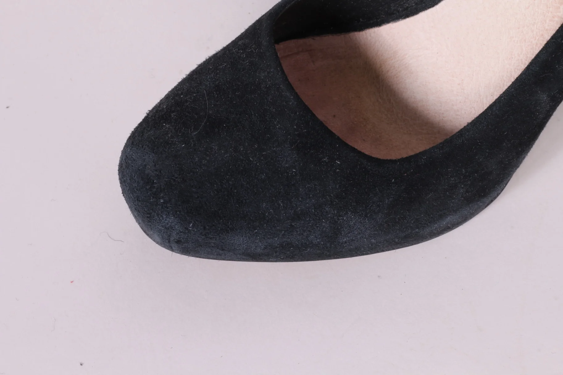 Fornarina Women's 39 Heels Black Suede Beige Check Heels Shoes Made in Italy - Image 2