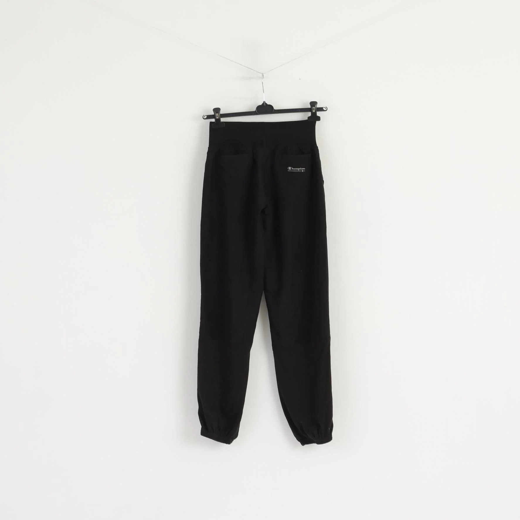 Champion Women S Trousers Black Sportswear Elastic Waist Casual Pants - Image 6
