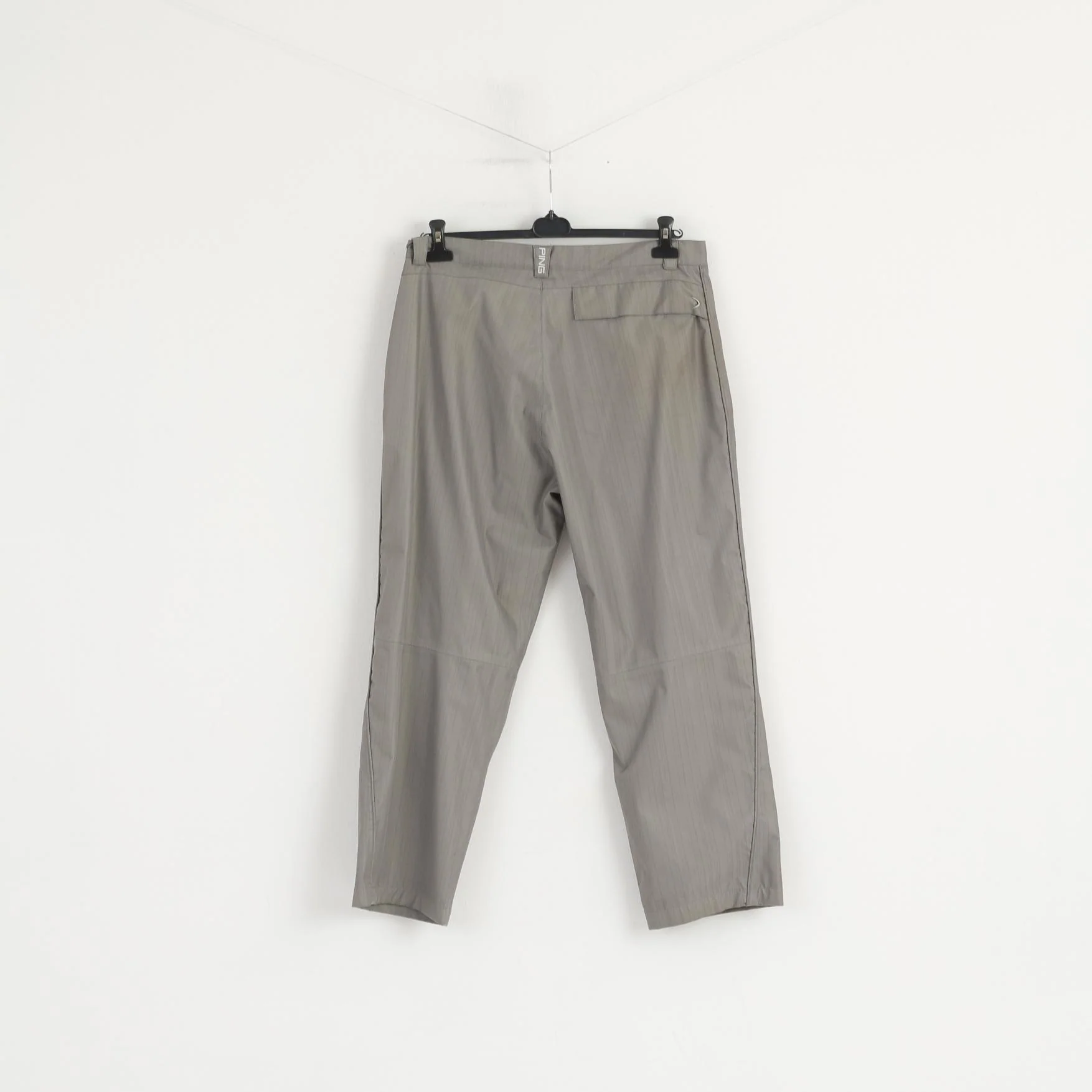 Ping Men W 36 L 29 Trousers Gray Striped Golf F3D Classic Straight Leg Pants - Image 6