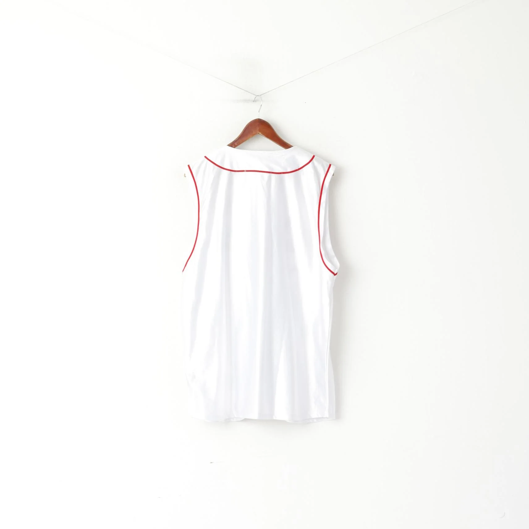Sir Benni Miles Men XL Shirt White Shiny Limietd Edition Team Sport Jersey Vest - Image 5