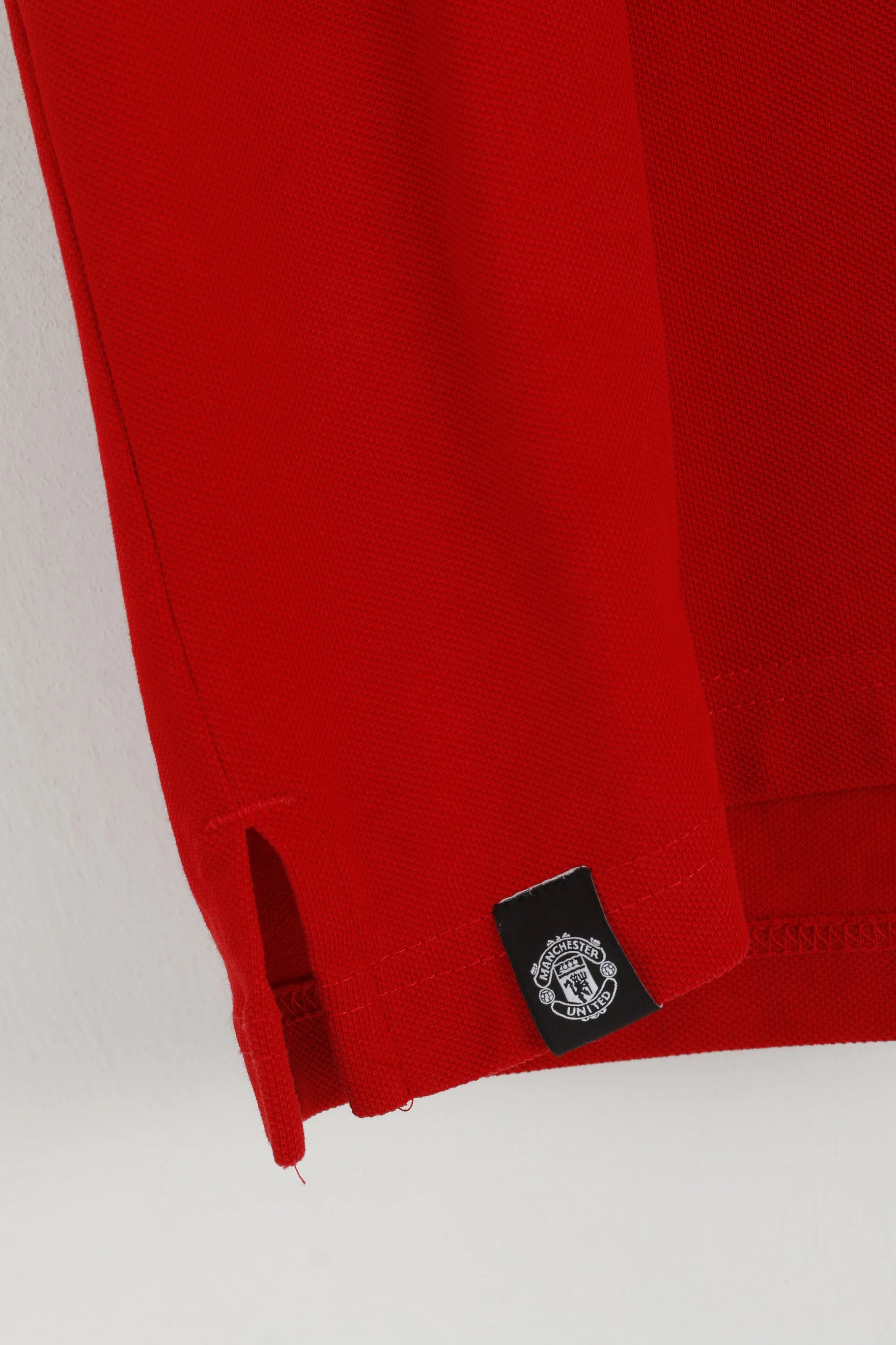 Adidas Men 2XL Polo Shirt Red Cotton Manchester United Football Devil Top - Image 3