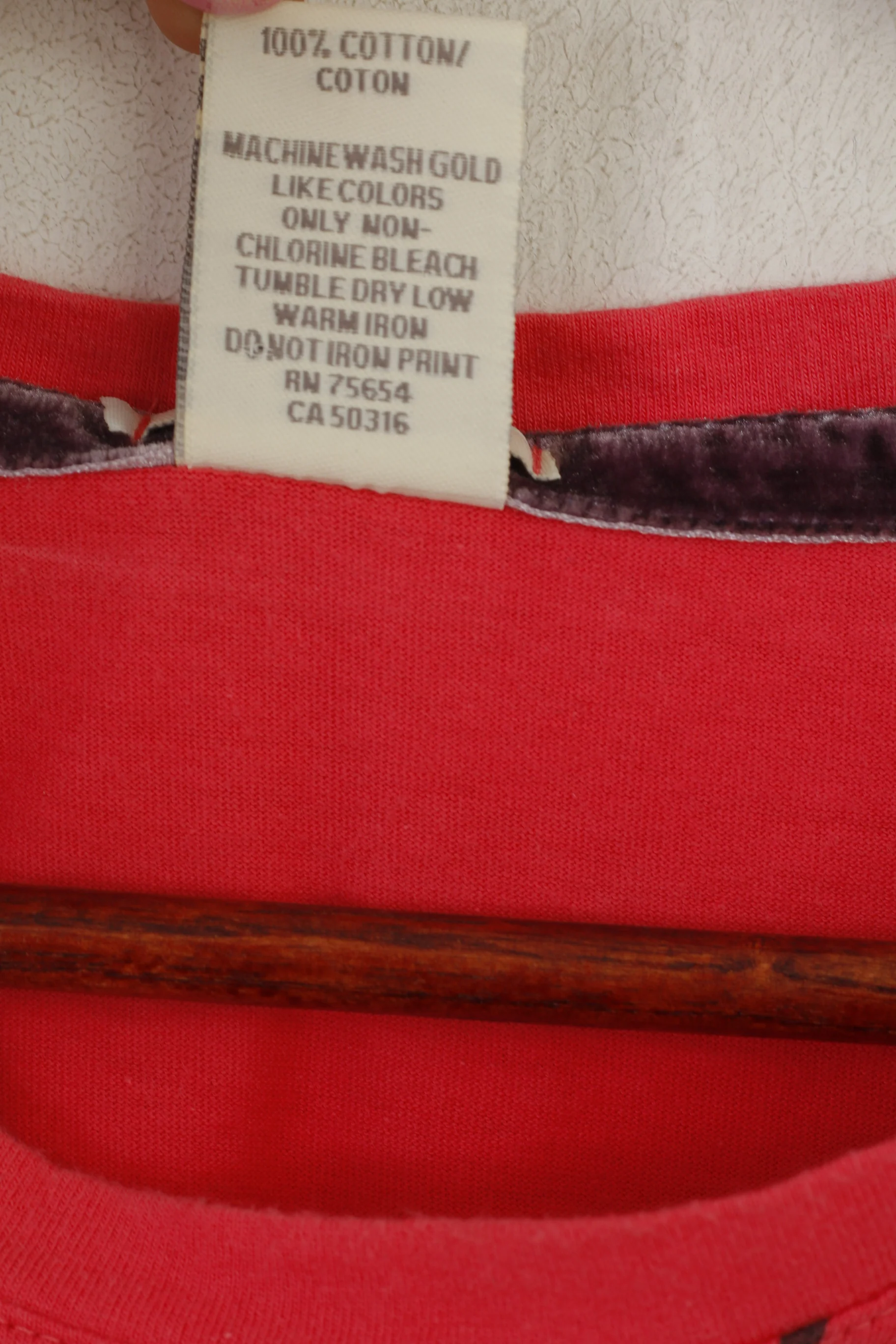 Abercrombie & Fitch Men XL T- Shirt Pink Cotton Graphic Vintage Tee Muscle Top - Image 4