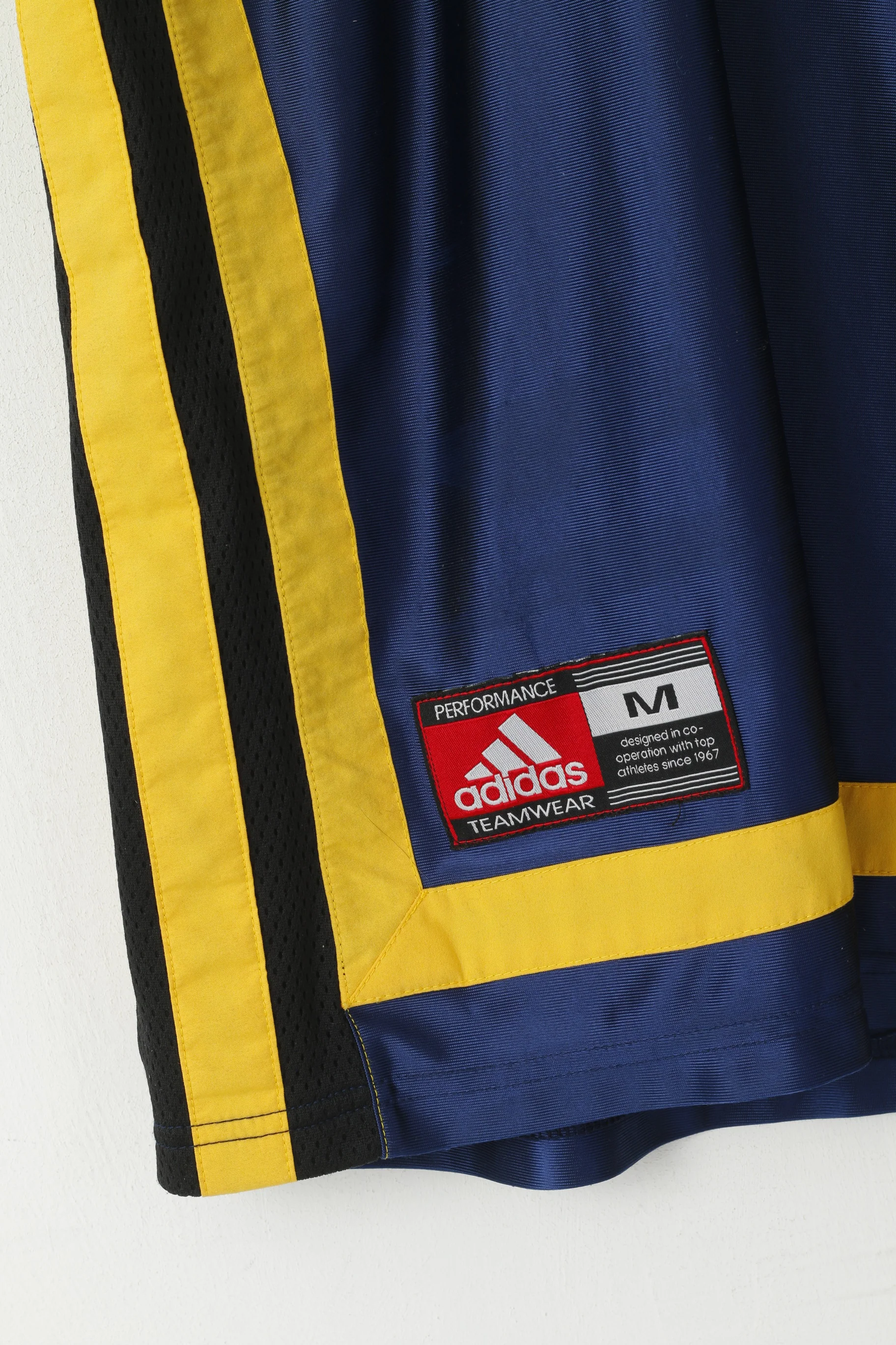 Adidas Men M Sleeveless Shirt Navy Basketball Teamwear Performance Vintage Vest - Image 3