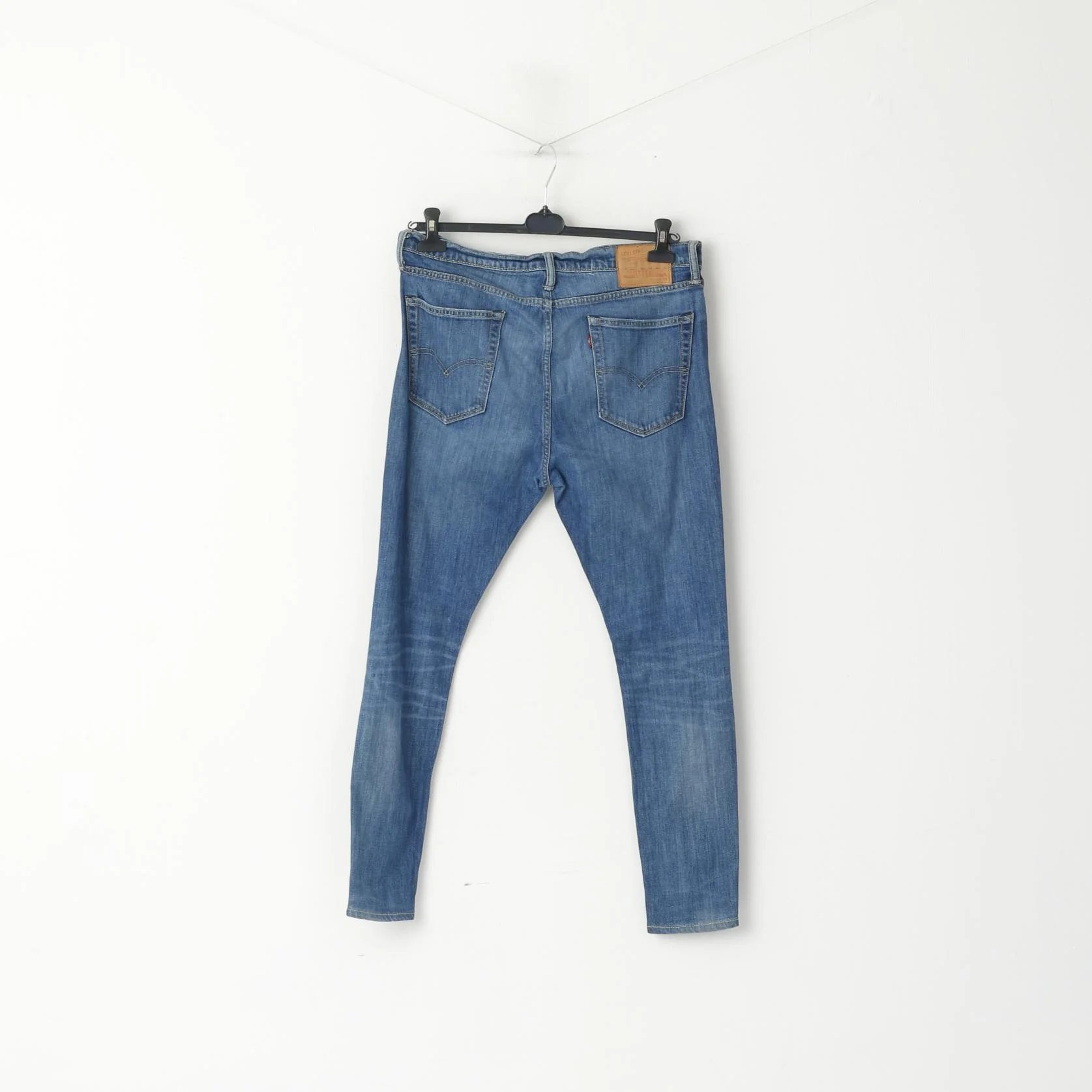 Levi's Men W 34 L 32 Jeans Trousers Blue Denim 510 Slim Skinny Fit Pants - Image 6
