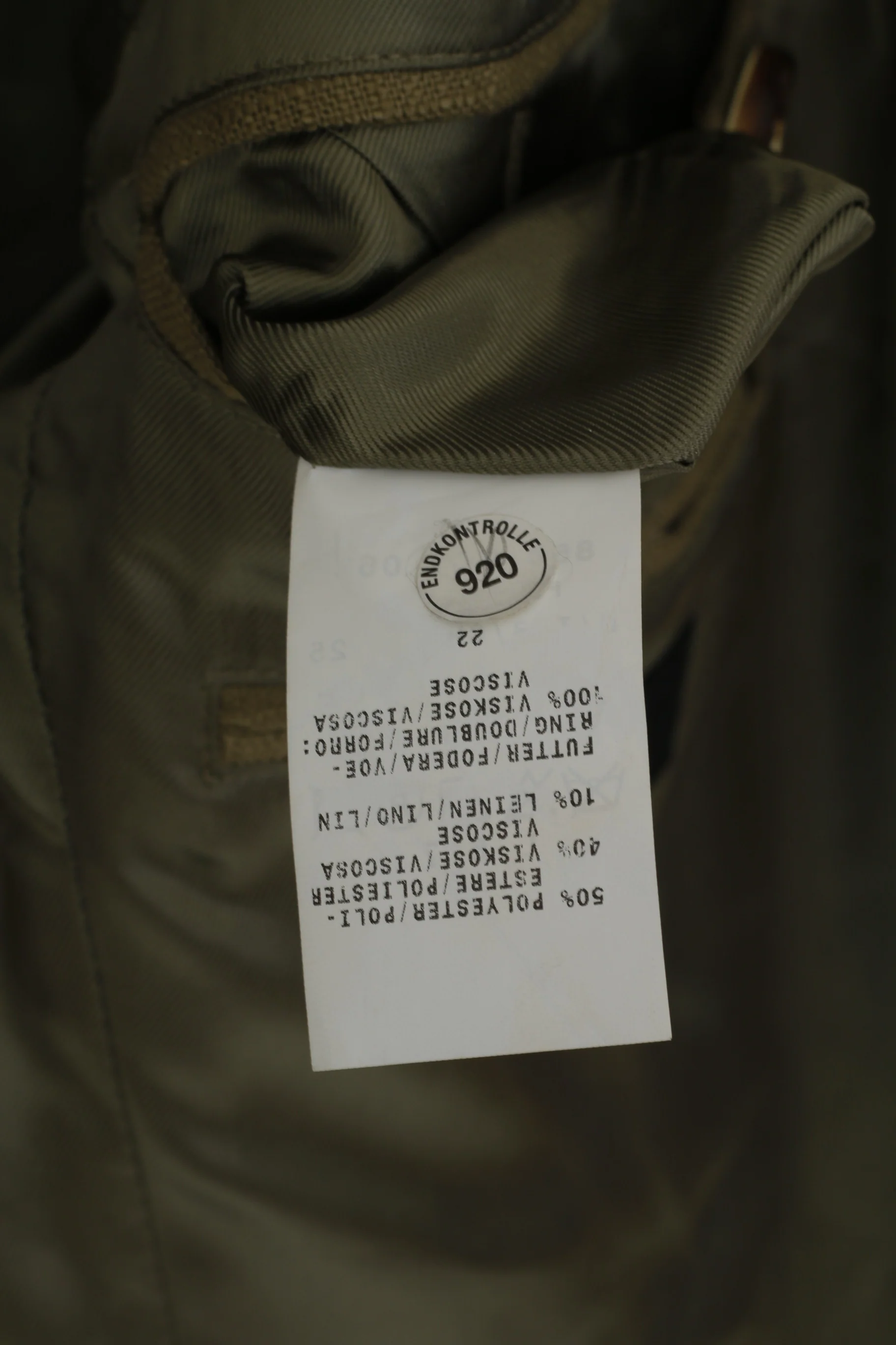 Walbusch Men 25 40 Blazer Green Linen Blend Tyrol Trachten Single Breasted Jacket - Image 7