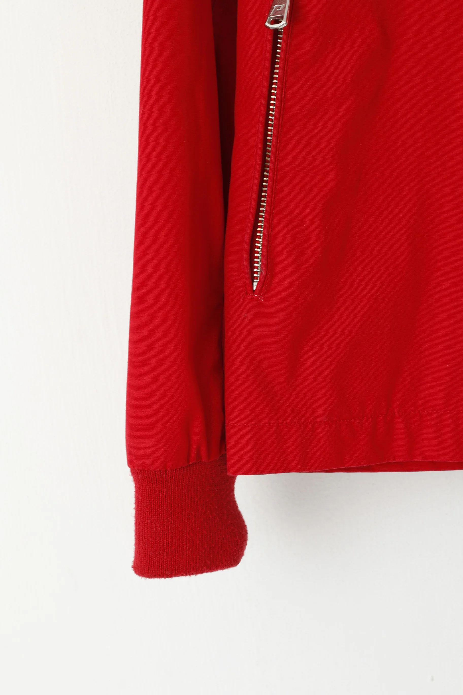 Peak Performance Women S Jacket Red Kasy J Cotton Blend Hooded Zip Up Top - Image 3