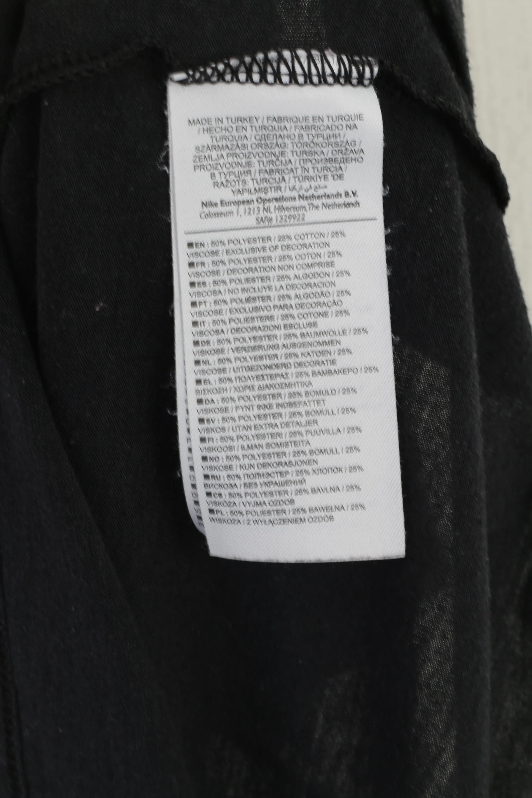 Nike Sportswear Women M Shirt Black Cotton Slim Fit Training Tank Top - Image 4