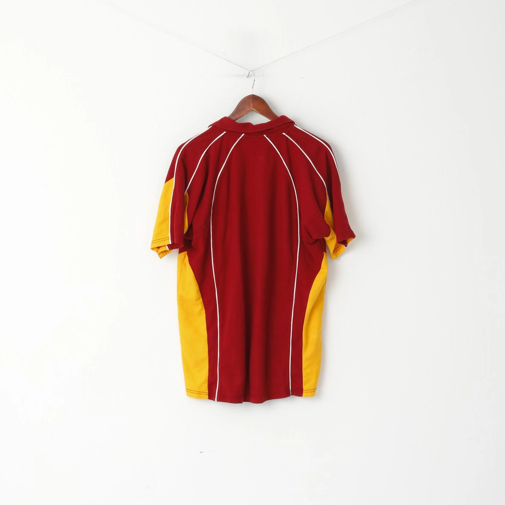 Raging Bull Sportswear Men XL Polo Shirt Maroon Cotton Seaton Rangers ARLFC Top - Image 4