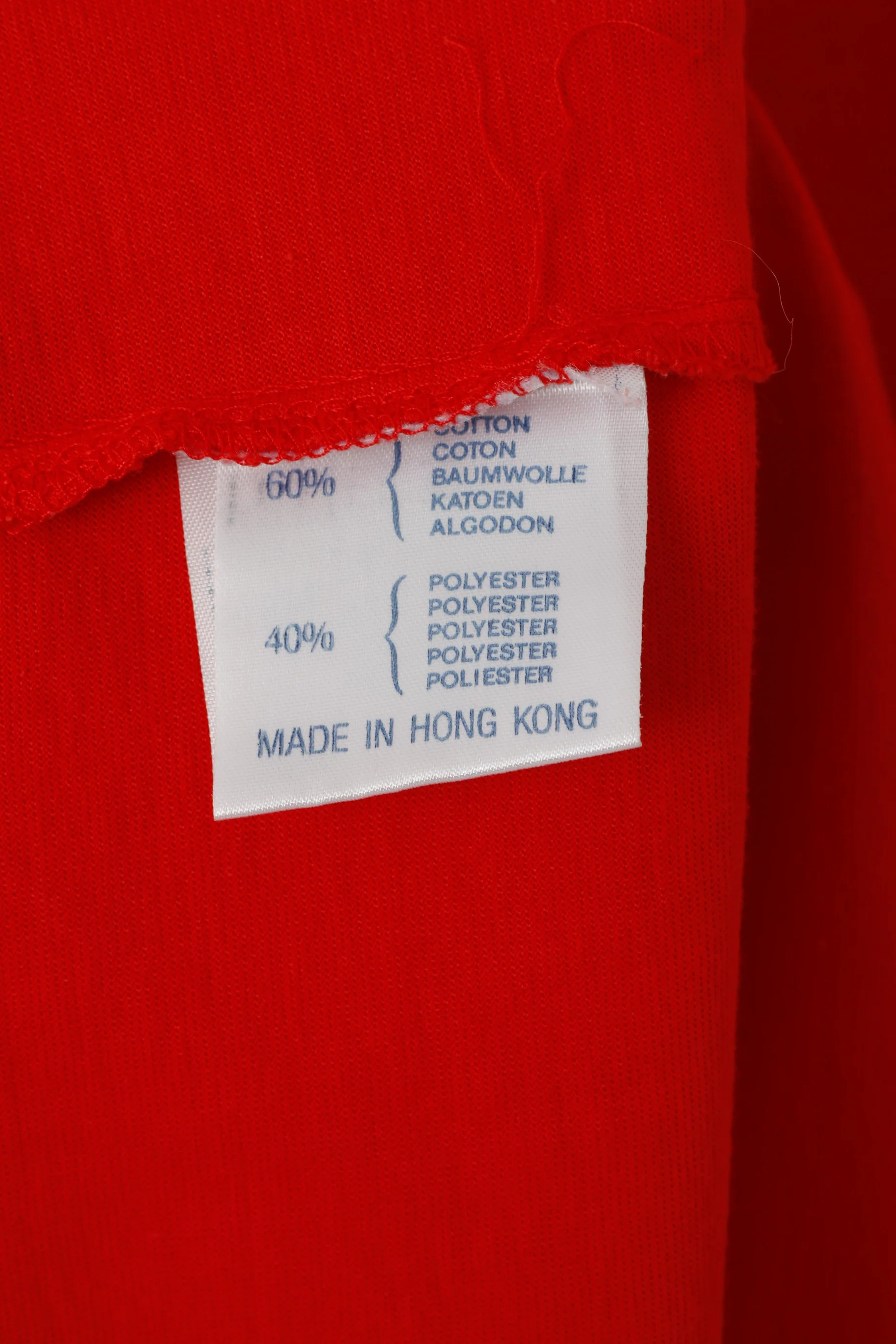 Pringle Sports Men M Polo Shirt Red Cotton Plain Pocket Classic Fit Stretch Top - Image 4