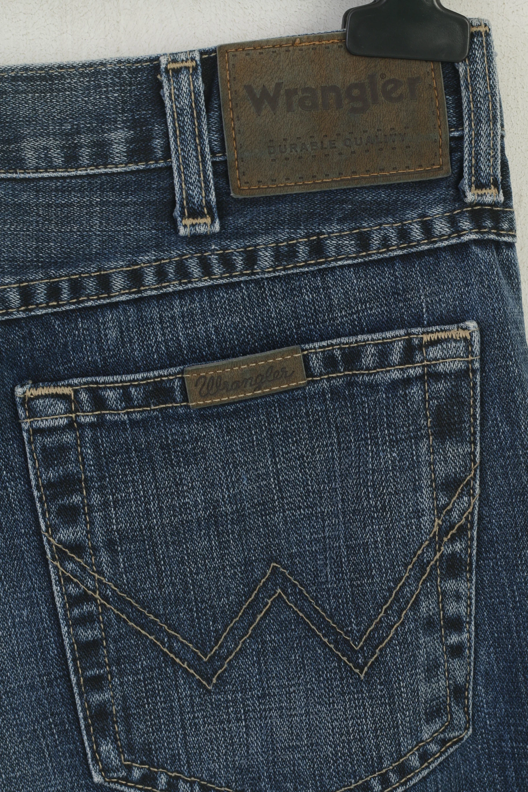 Wrangler Women 30 Jeans Trousers Navy Denim Cotton Vintage Bootcut Pants - Image 4