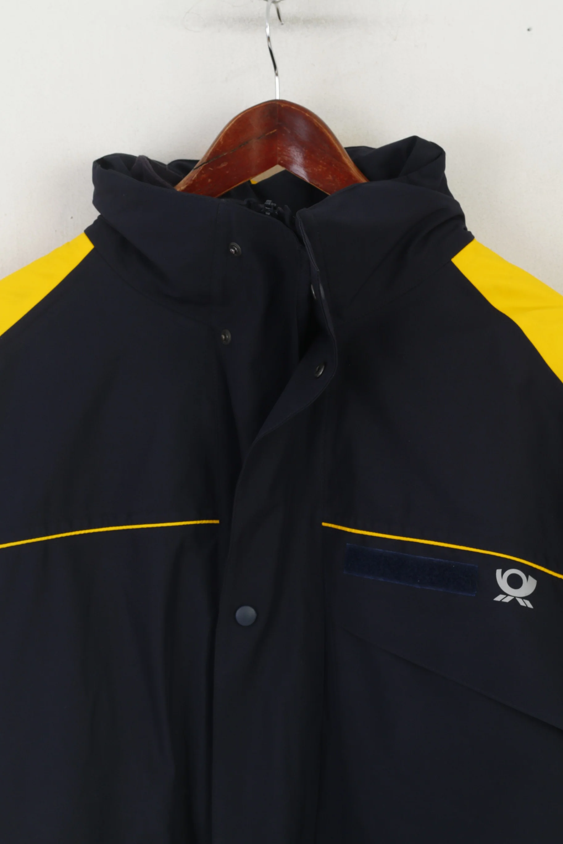 Fritz Hoesmann Men 52/54 L Jacket Navy Deutsche Post Gore-Tex Removable Fleece Top - Image 2
