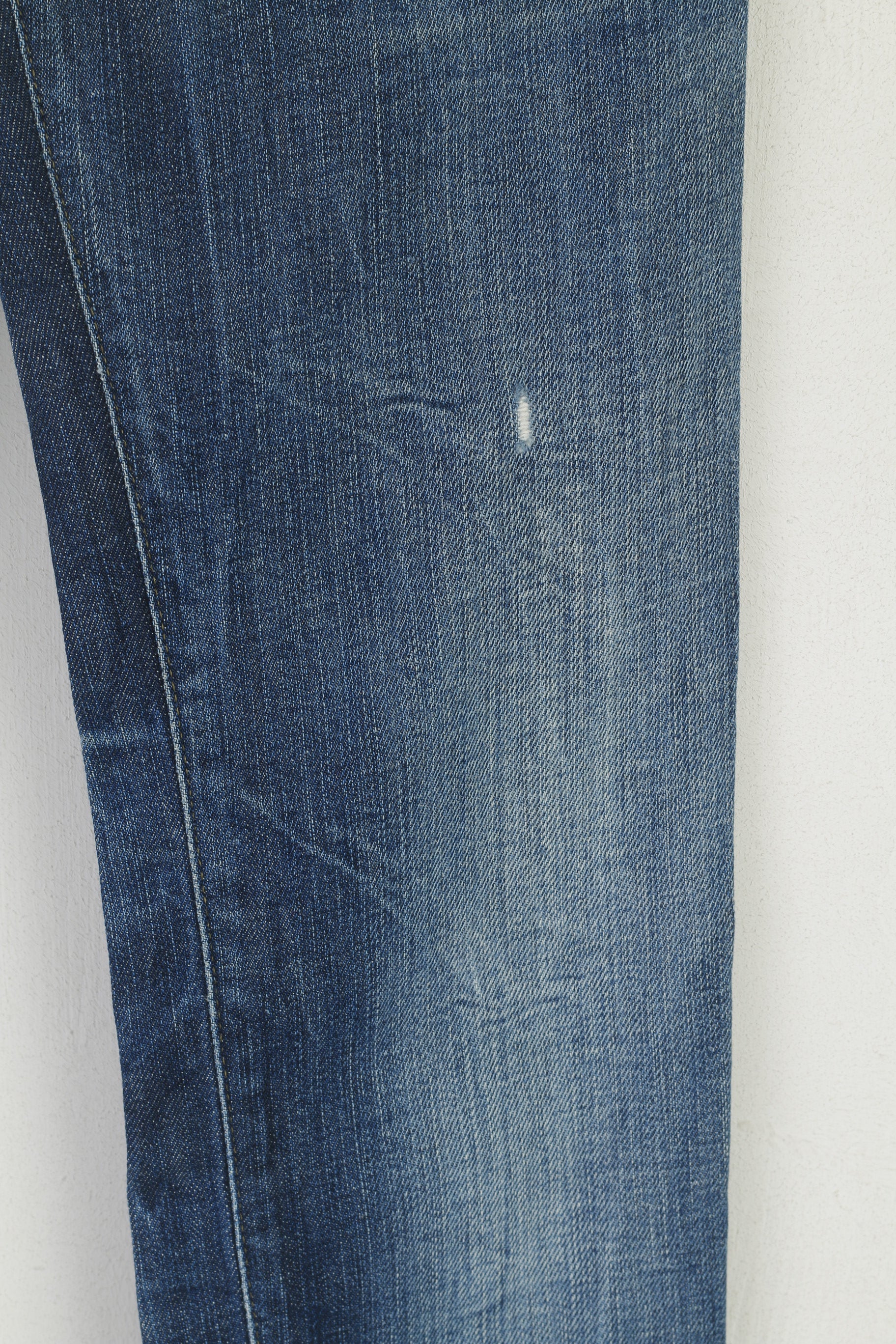 Diesel Women 25 Jeans Trousers Blue Denim Matic Wash Long Stretch Pants - Image 3