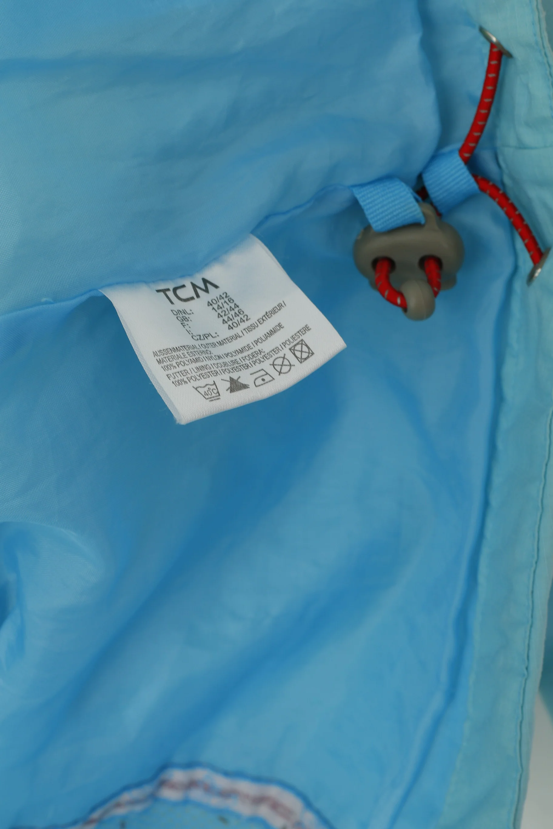 TCM Nature Trail Women 14/16 L Jacket Light Blue Lightweight Nylon Outdoor Top - Image 5