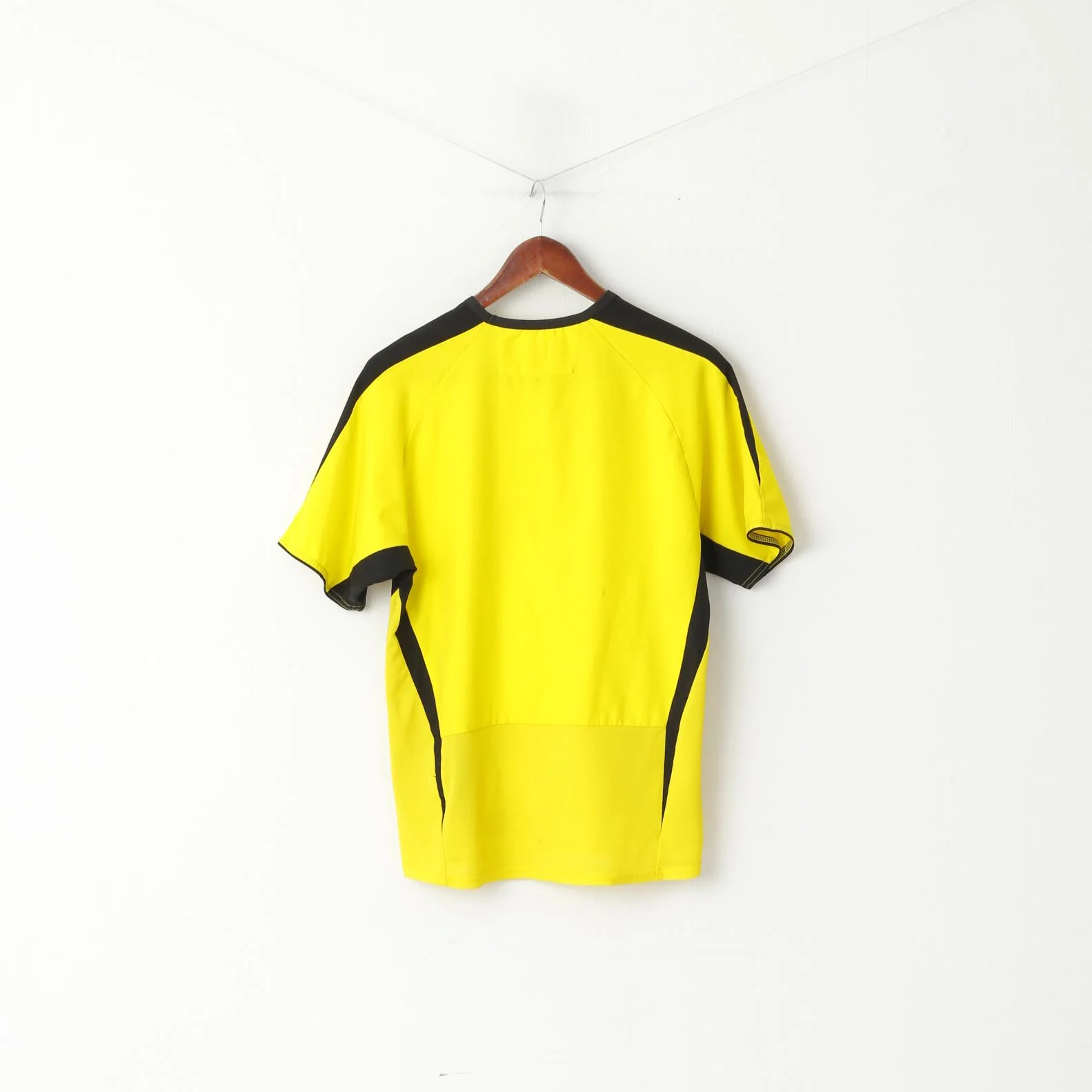 Diadora Youth JXL 14 Age Shirt Yellow Aston Villa Football Club Jersey Sport Top - Image 6