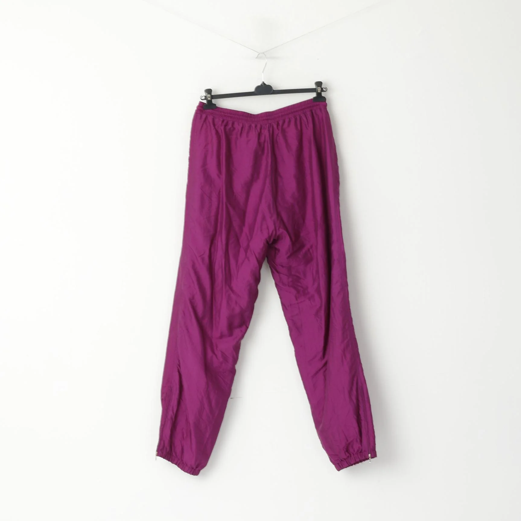 Head Men XL Sweatapants Purple Shiny Retro Gym Sportswear Track Bottoms - Image 5